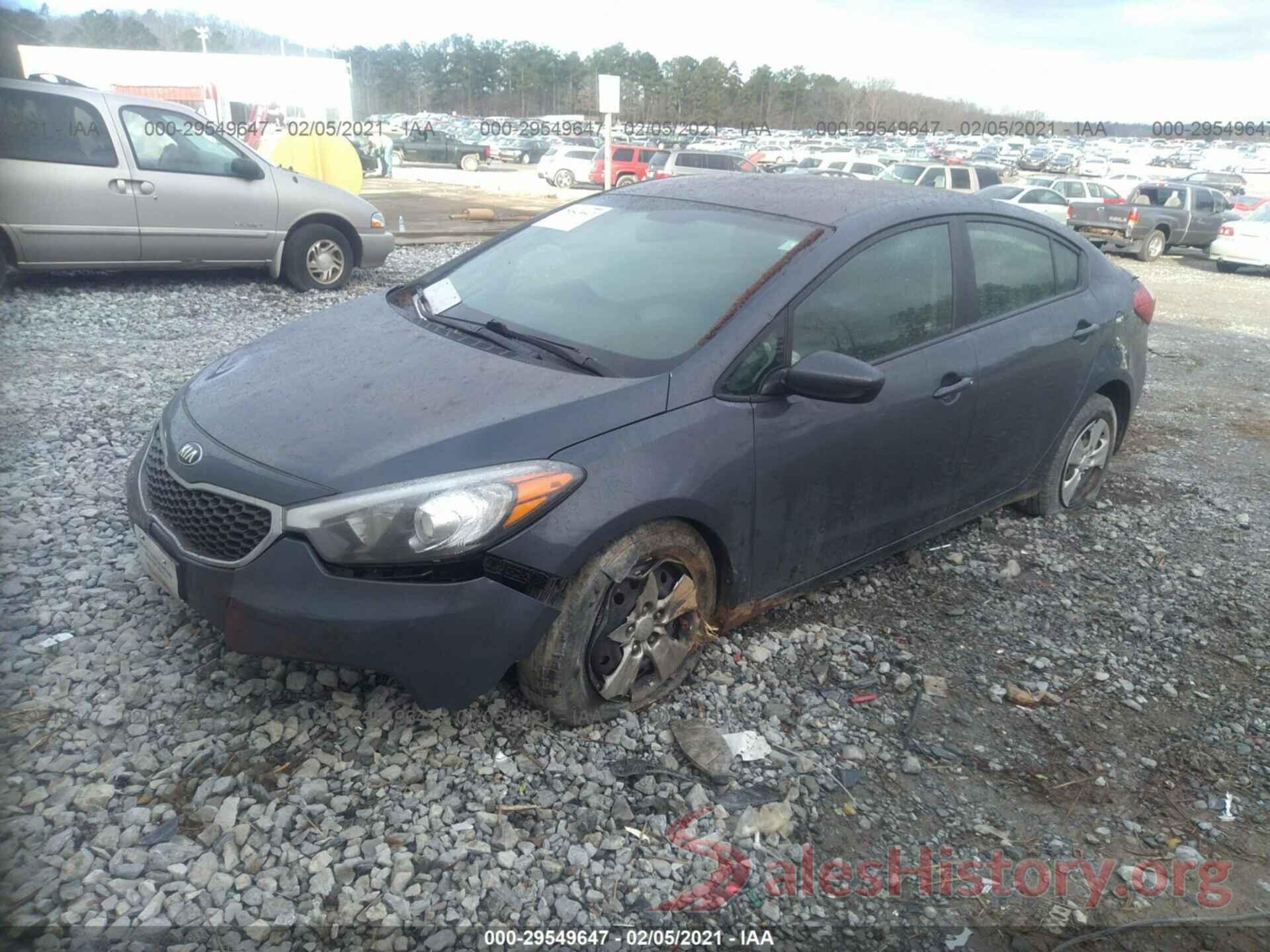 KNAFK4A65G5493005 2016 KIA FORTE