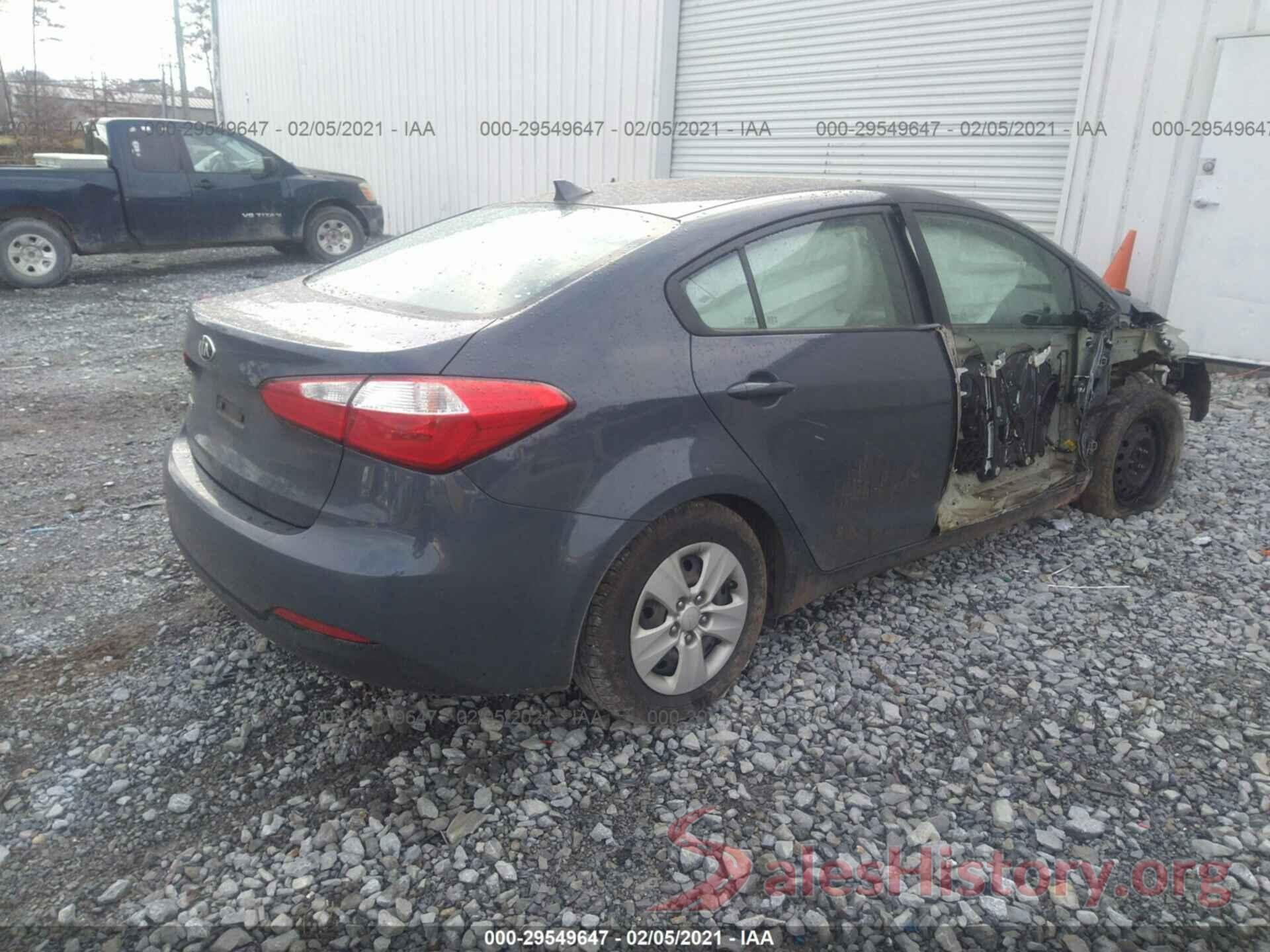 KNAFK4A65G5493005 2016 KIA FORTE