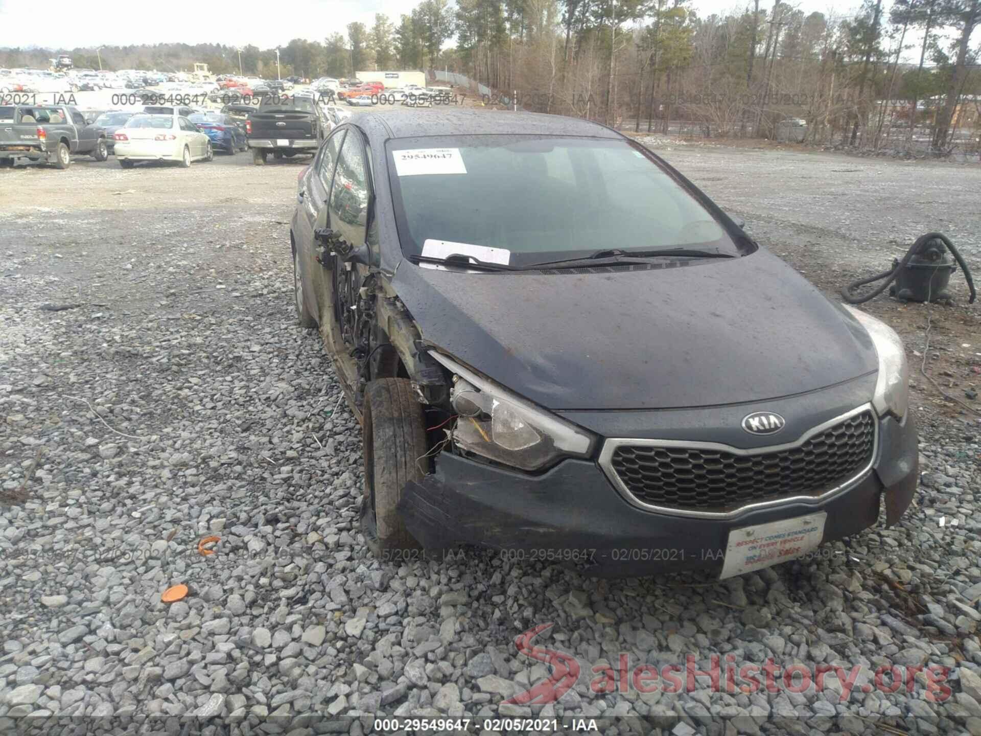 KNAFK4A65G5493005 2016 KIA FORTE