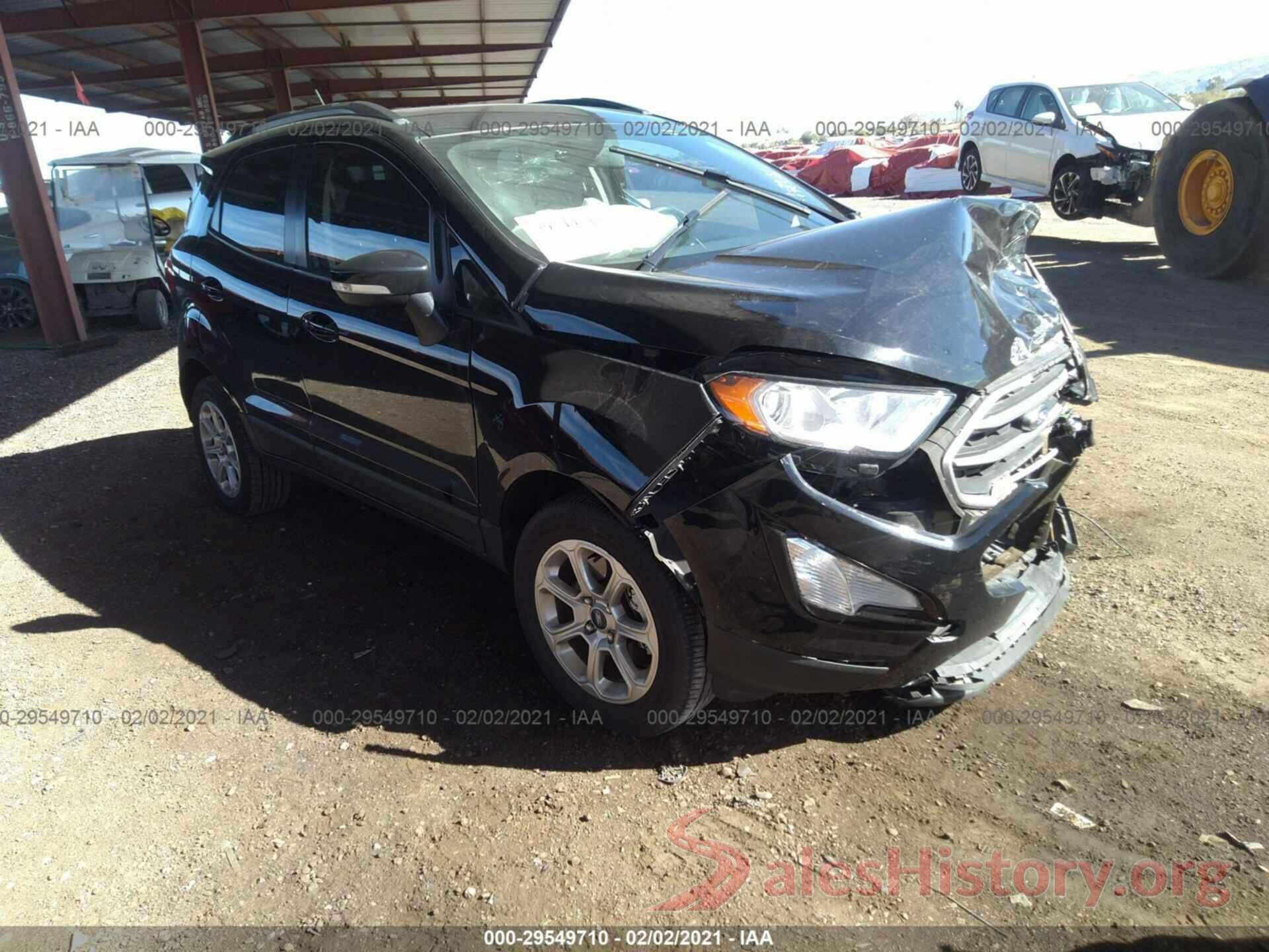 MAJ3S2GE1KC292334 2019 FORD ECOSPORT