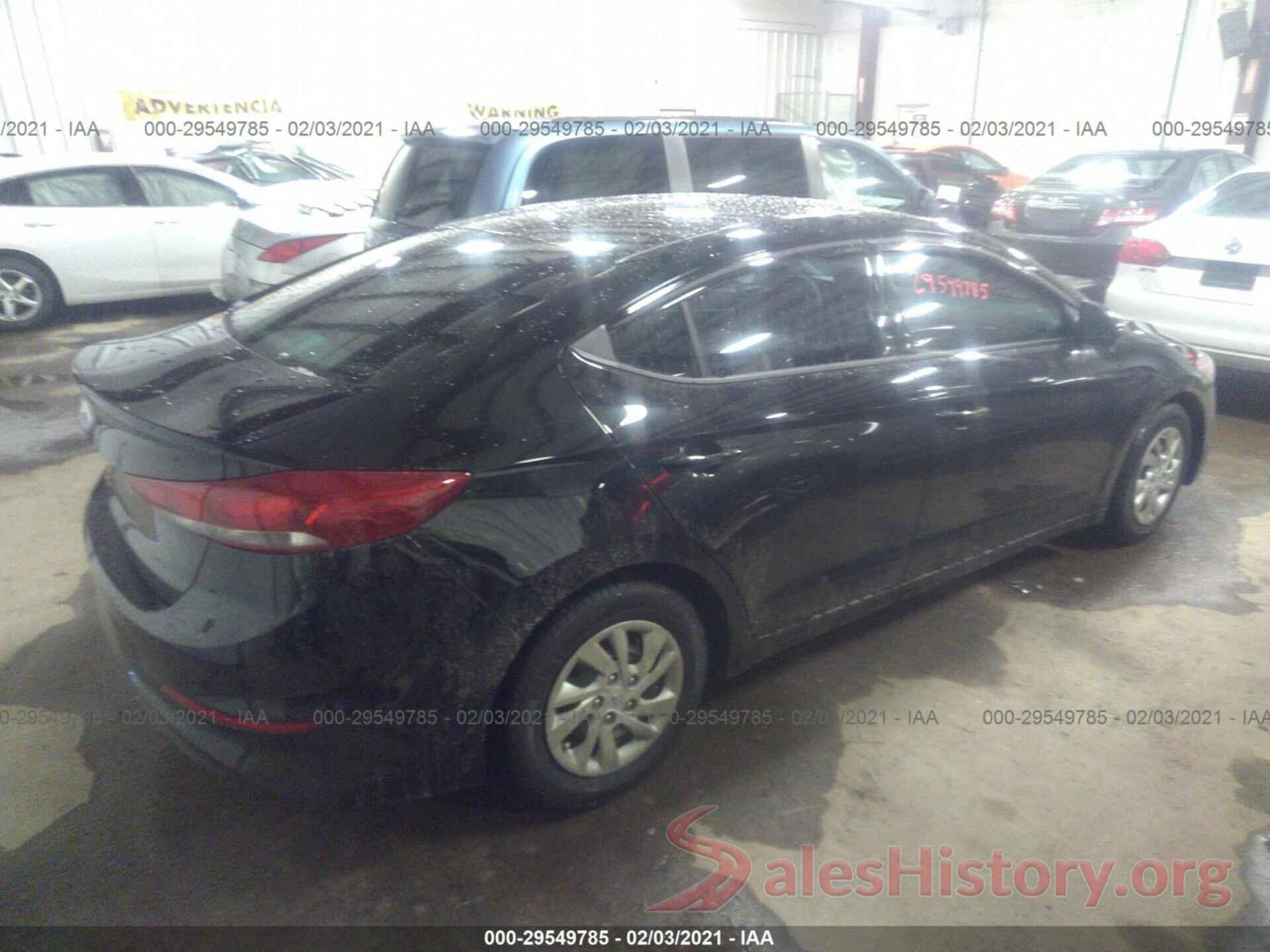 5NPD74LF7JH308789 2018 HYUNDAI ELANTRA