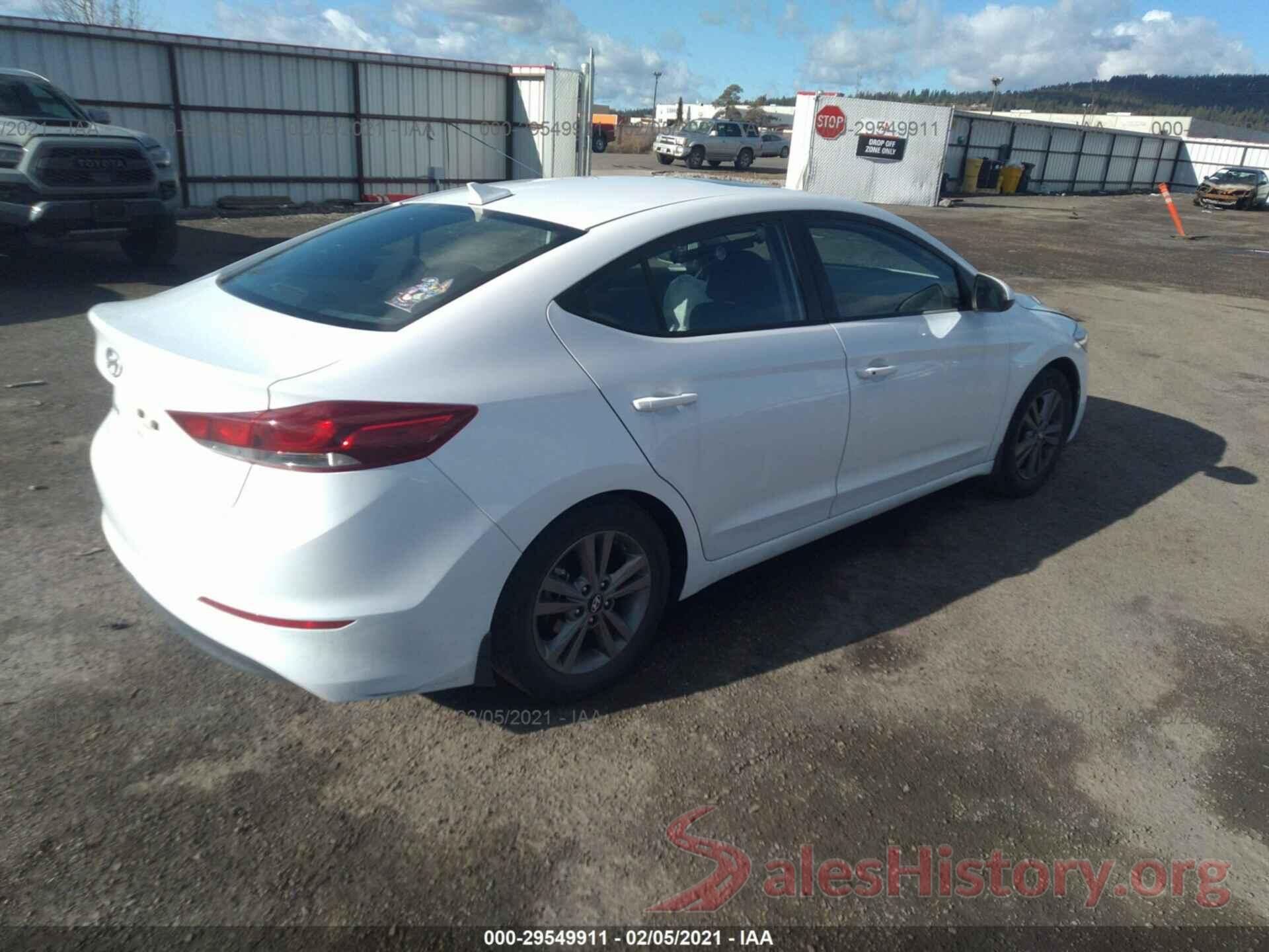 5NPD84LF4JH329905 2018 HYUNDAI ELANTRA