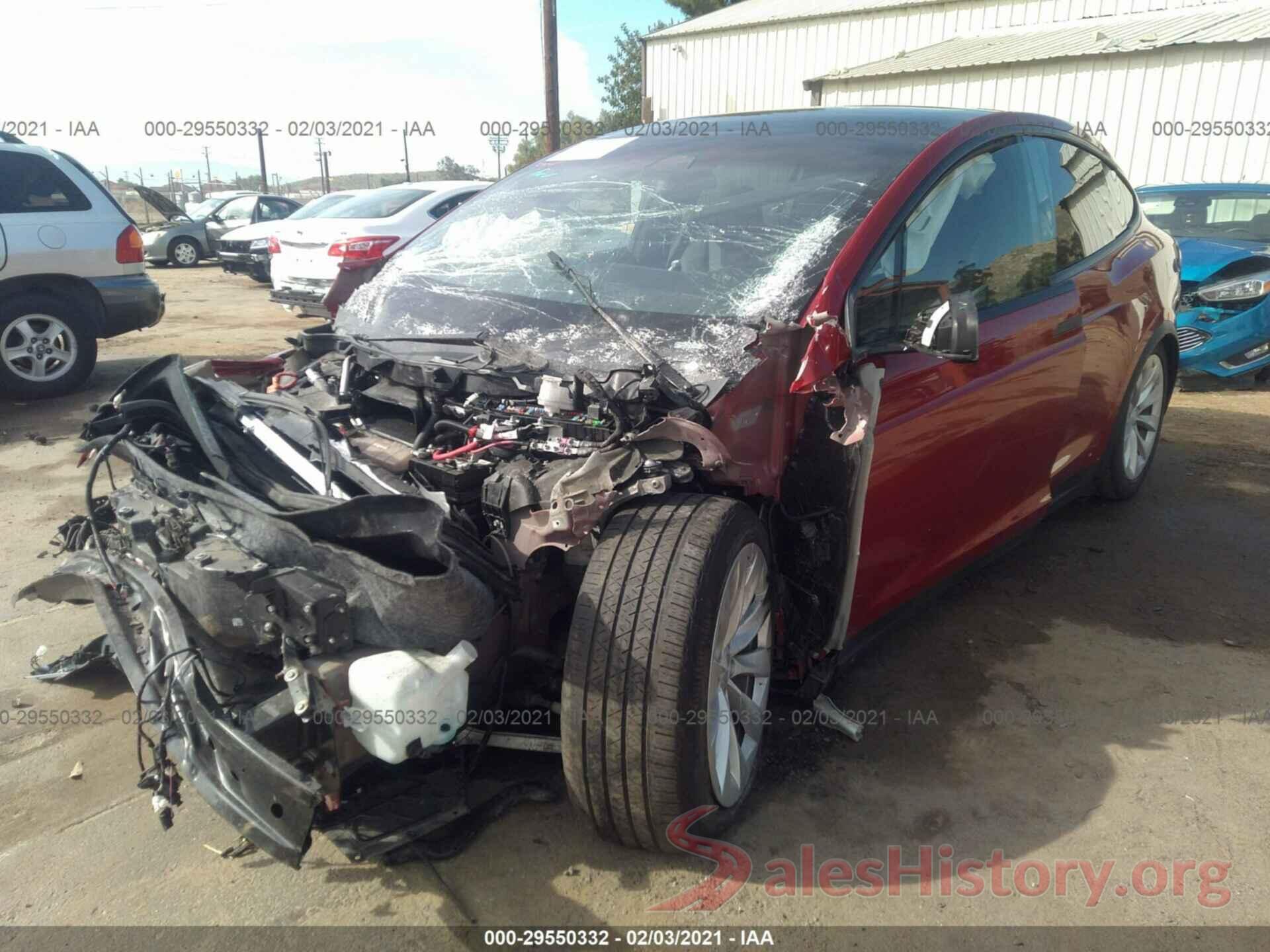 5YJXCDE42HF038352 2017 TESLA MODEL X