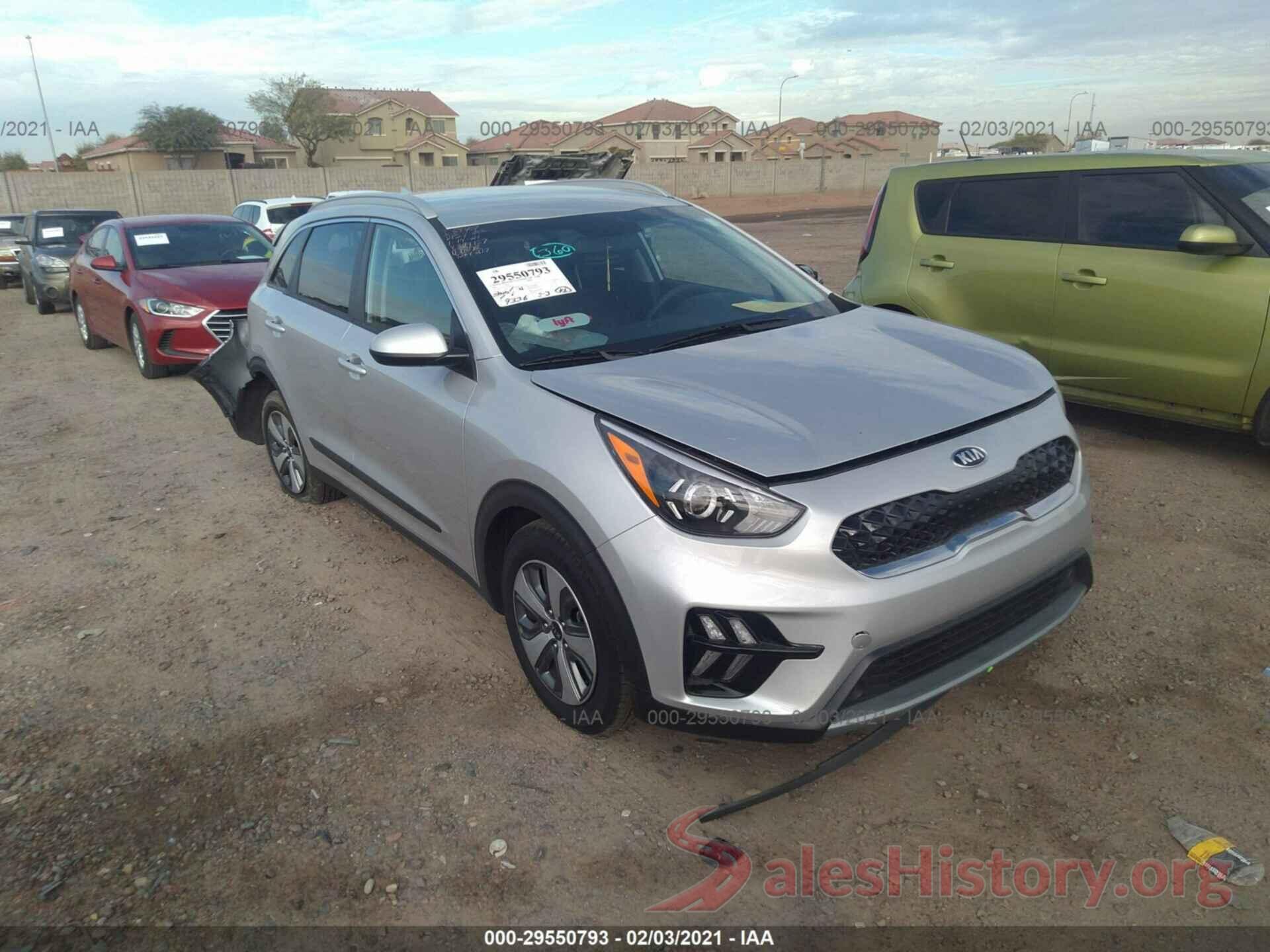 KNDCB3LC4L5369157 2020 KIA NIRO