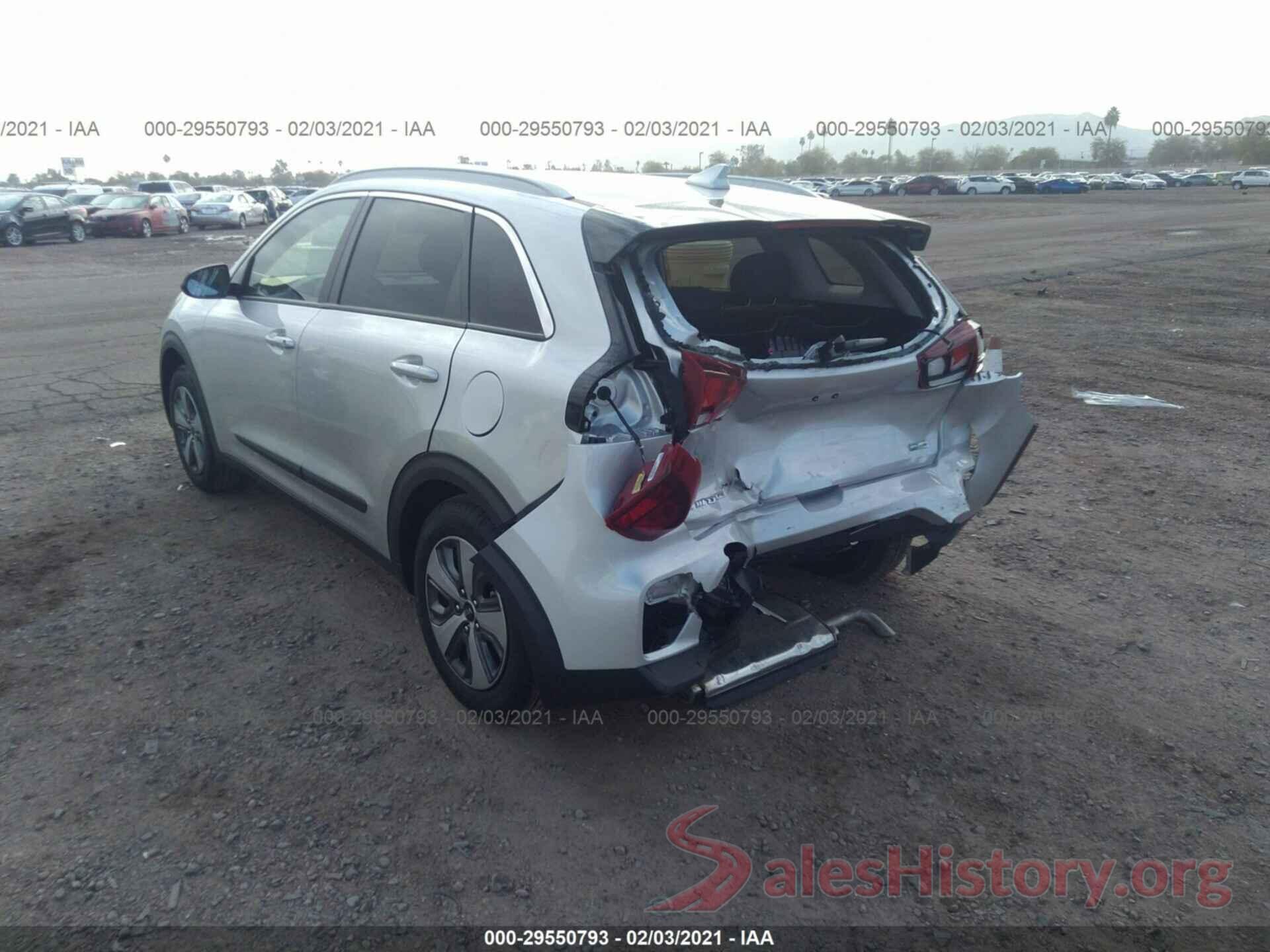 KNDCB3LC4L5369157 2020 KIA NIRO