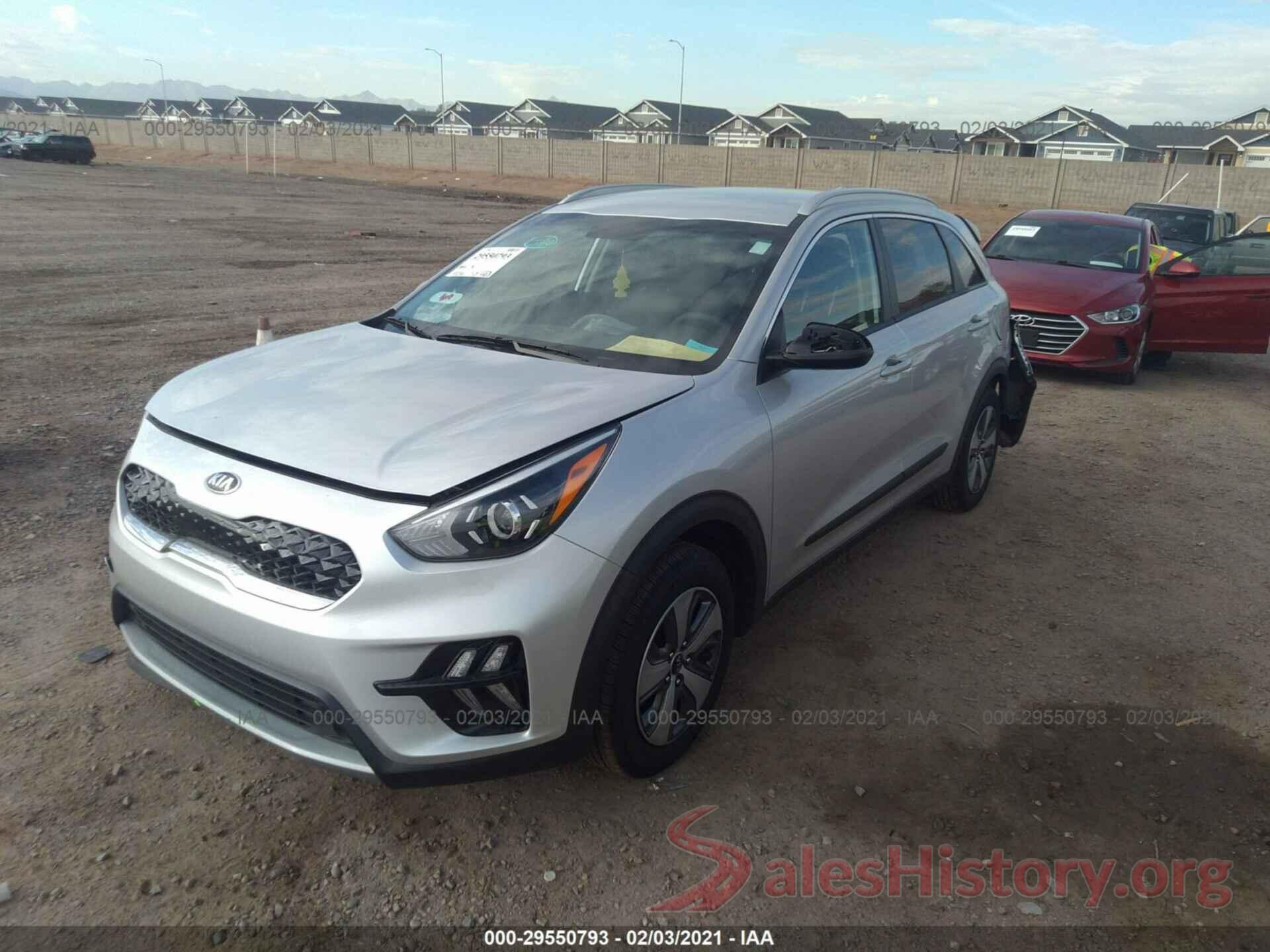 KNDCB3LC4L5369157 2020 KIA NIRO