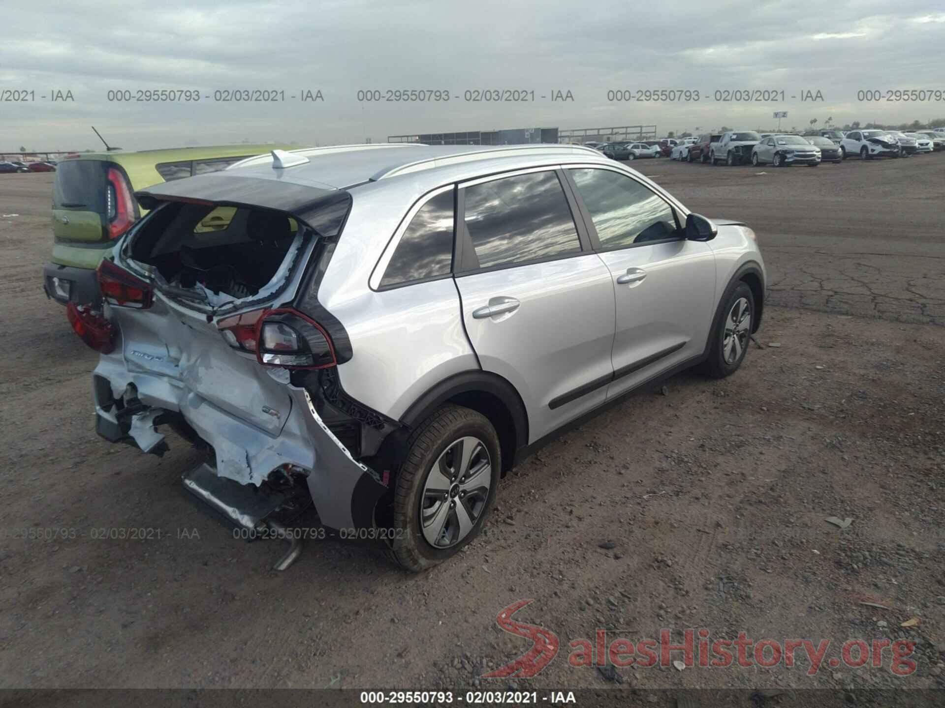 KNDCB3LC4L5369157 2020 KIA NIRO