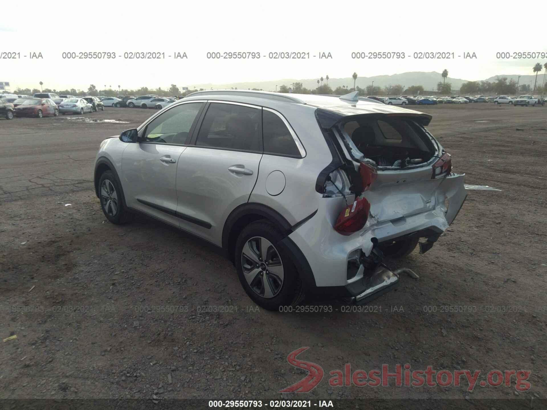 KNDCB3LC4L5369157 2020 KIA NIRO