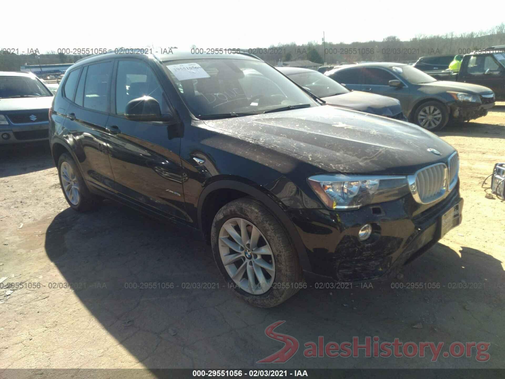 5UXWX9C36H0T19090 2017 BMW X3