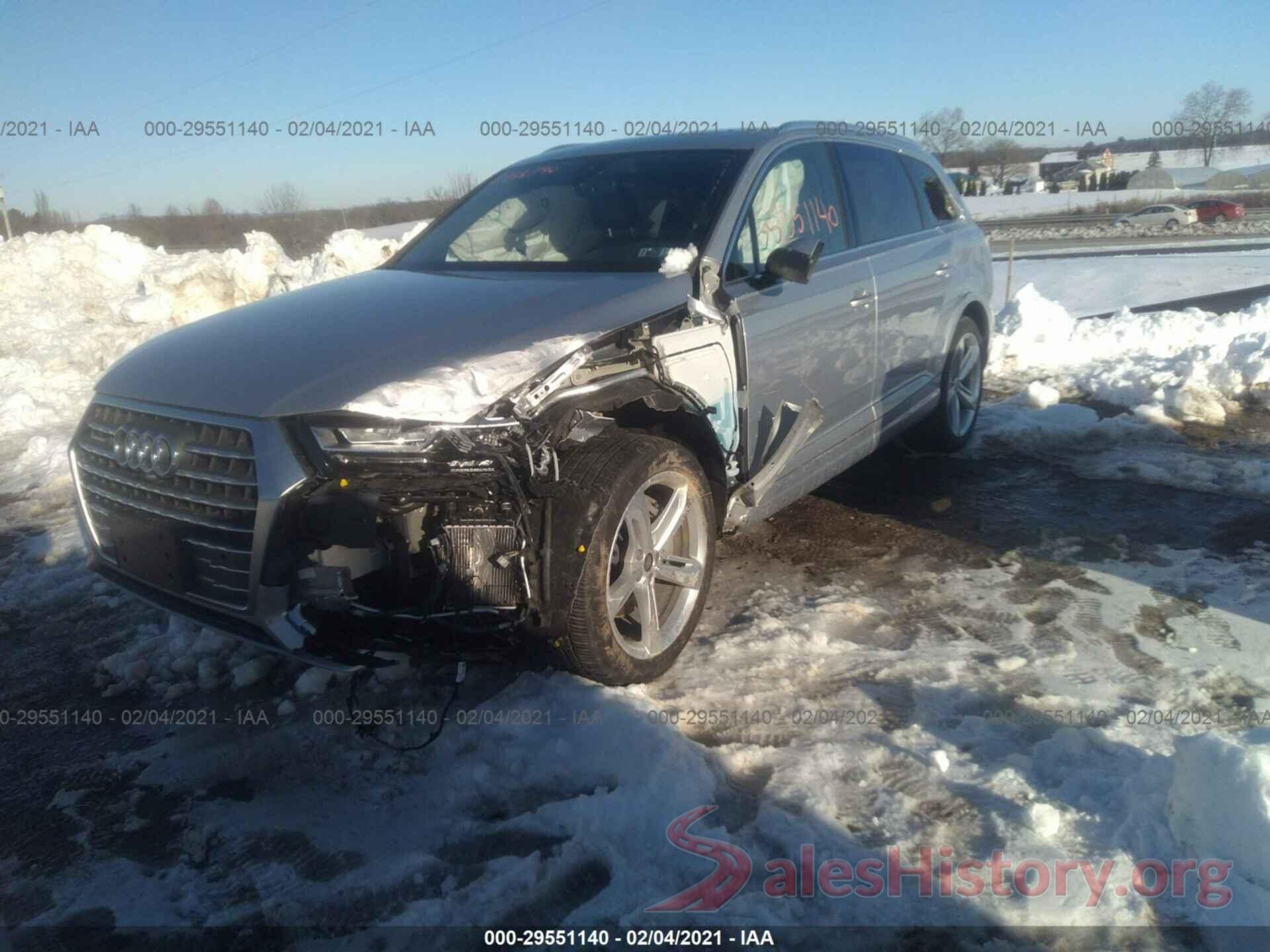 WA1VAAF7XKD033882 2019 AUDI Q7