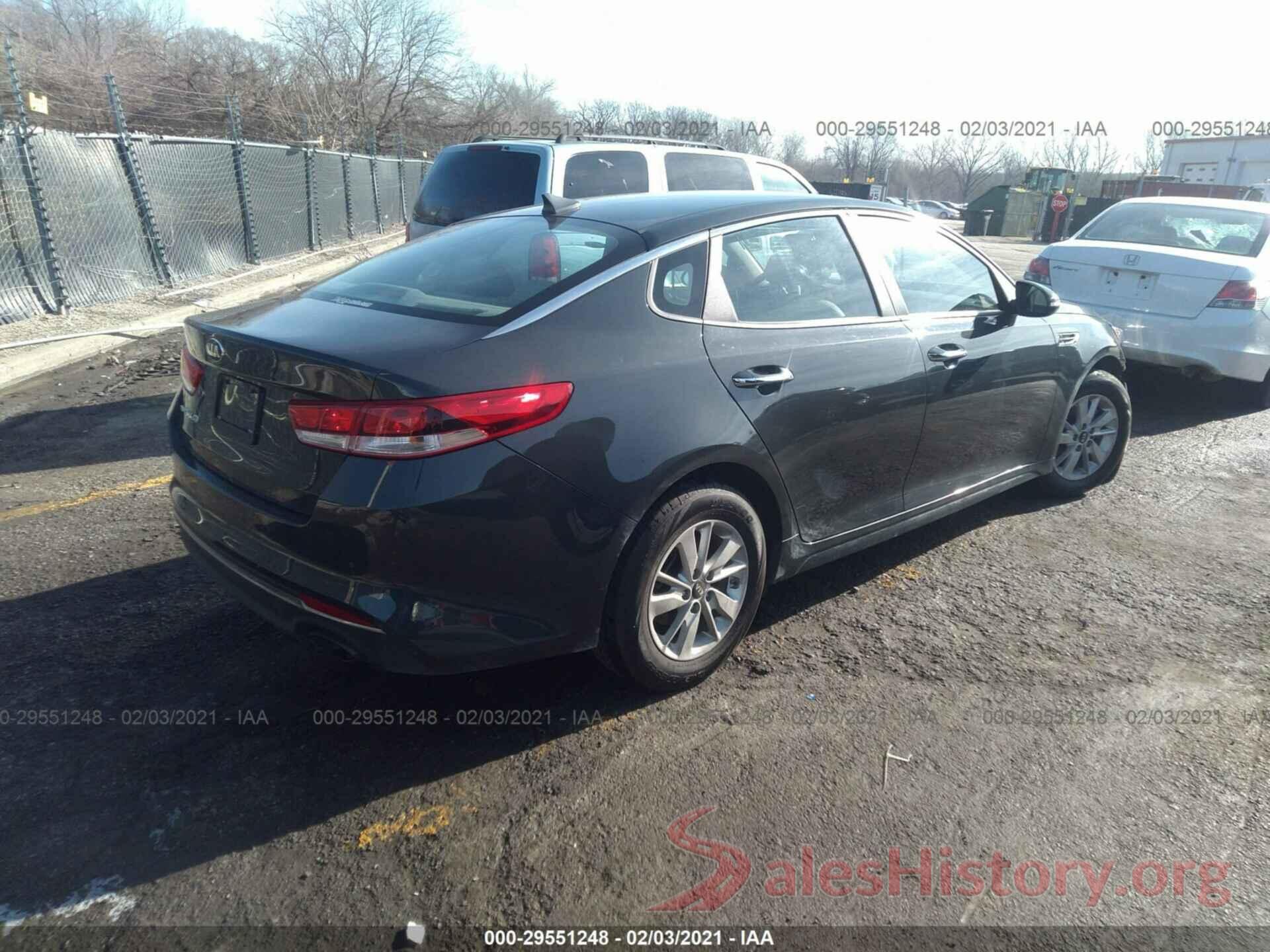 5XXGT4L36GG027537 2016 KIA OPTIMA