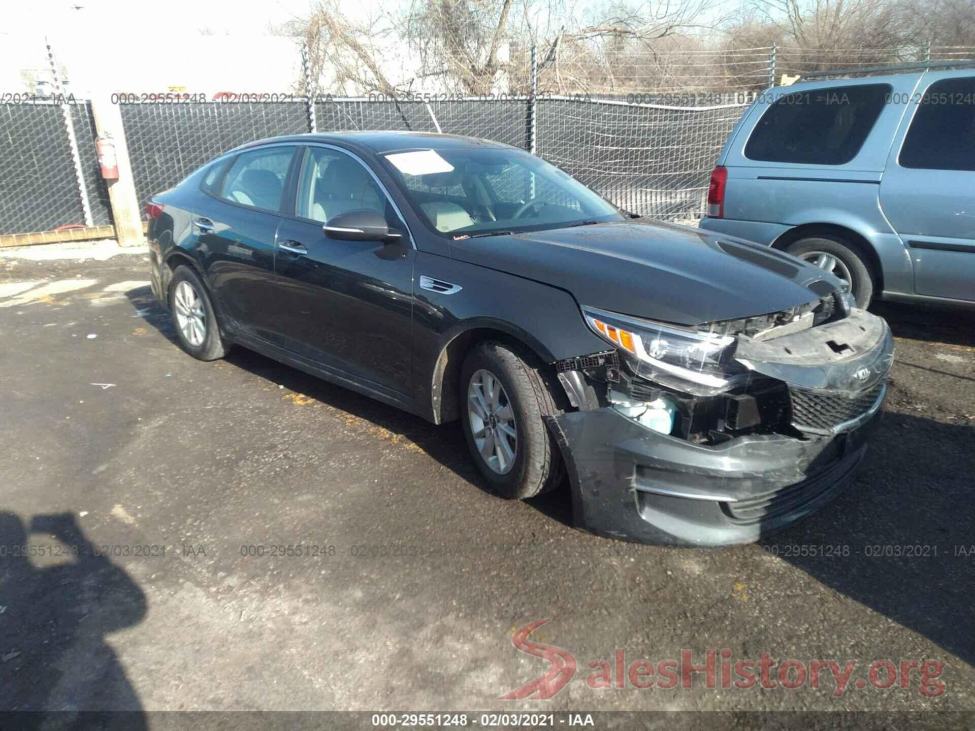 5XXGT4L36GG027537 2016 KIA OPTIMA