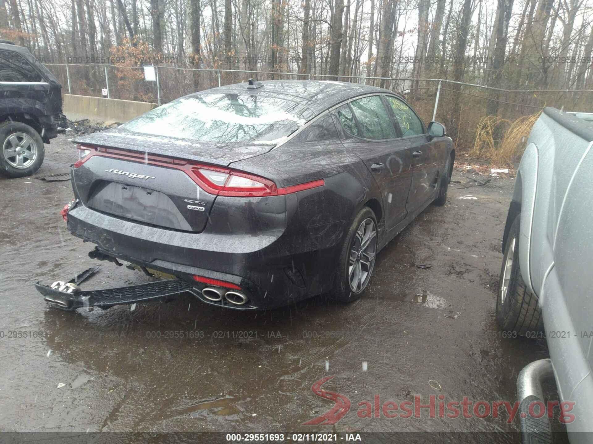 KNAE15LA4L6085587 2020 KIA STINGER