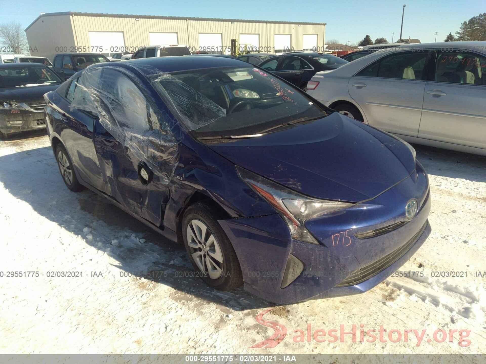 JTDKARFUXH3534203 2017 TOYOTA PRIUS