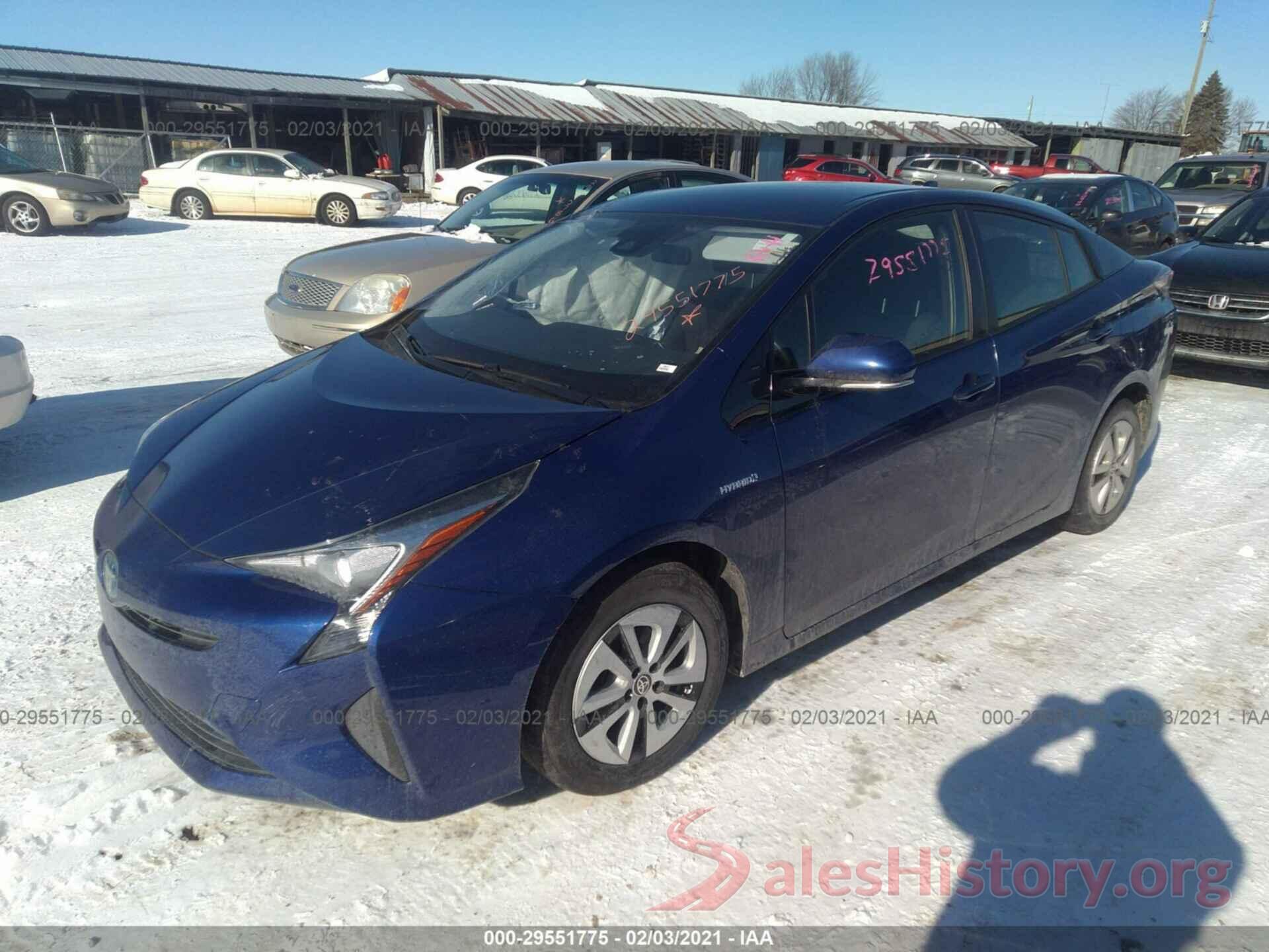 JTDKARFUXH3534203 2017 TOYOTA PRIUS