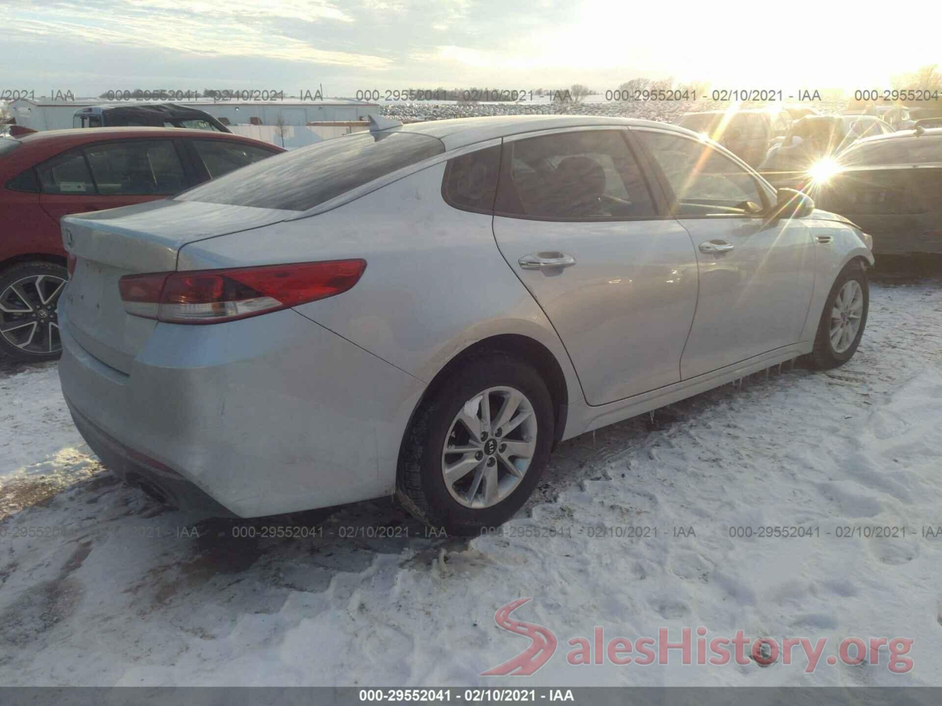 5XXGT4L34GG025320 2016 KIA OPTIMA