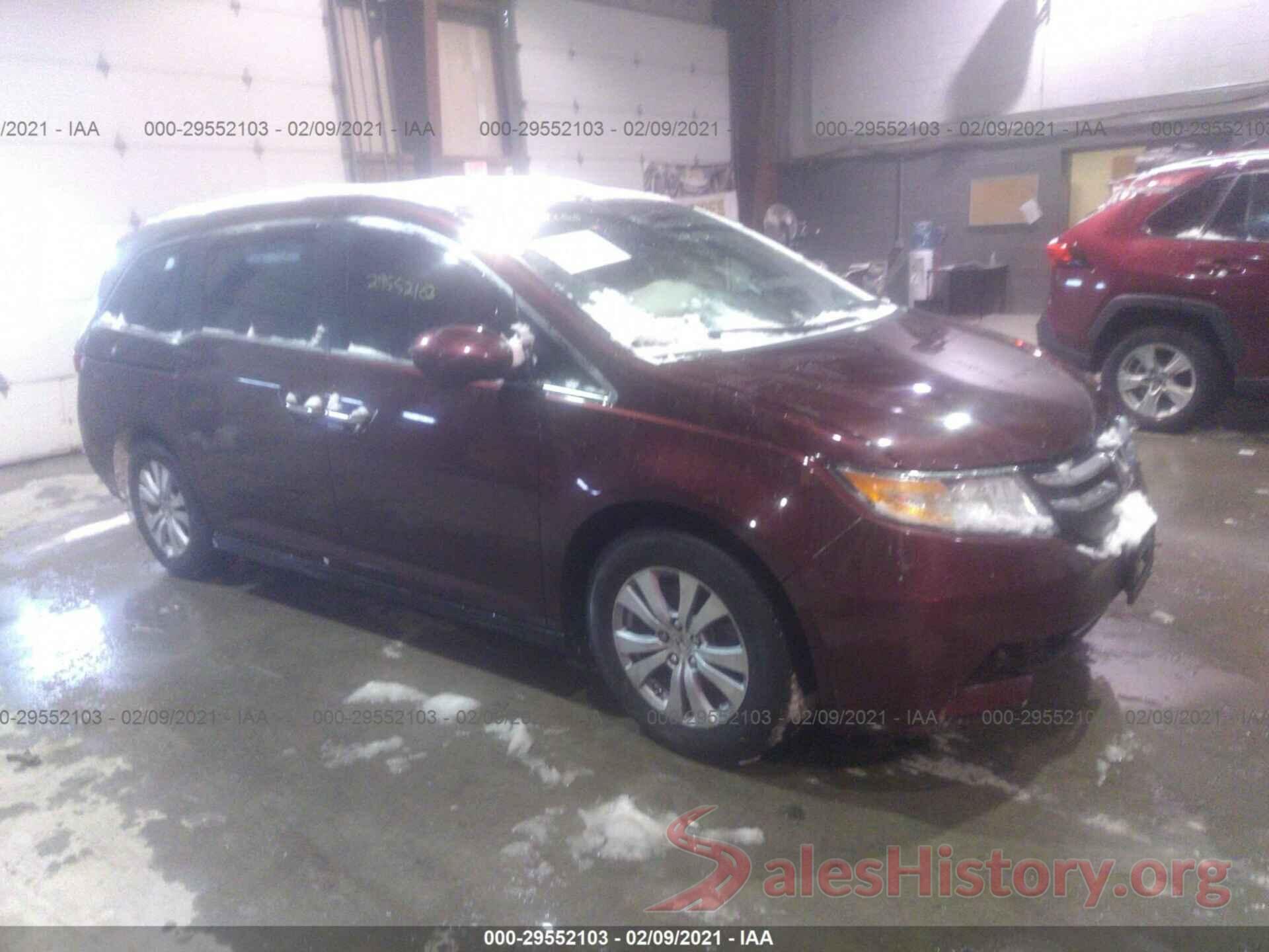 5FNRL5H6XGB037248 2016 HONDA ODYSSEY