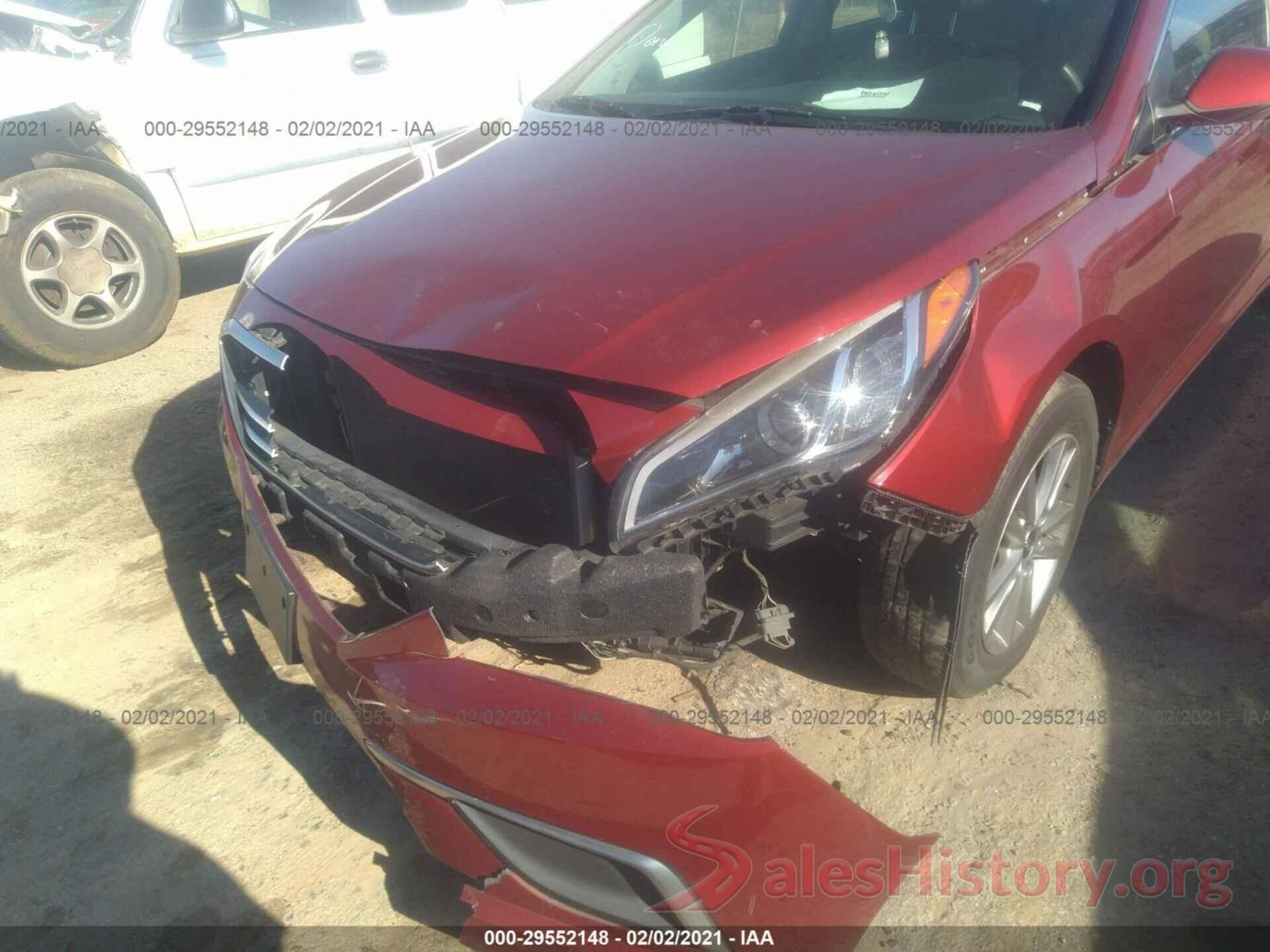 5NPE24AFXGH275091 2016 HYUNDAI SONATA