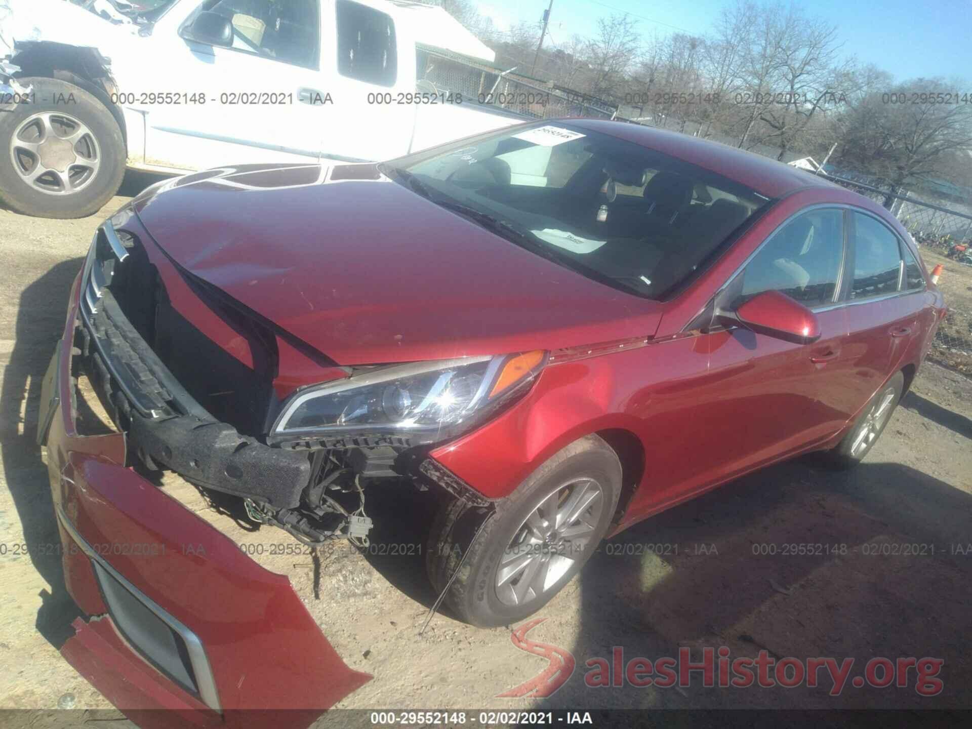 5NPE24AFXGH275091 2016 HYUNDAI SONATA