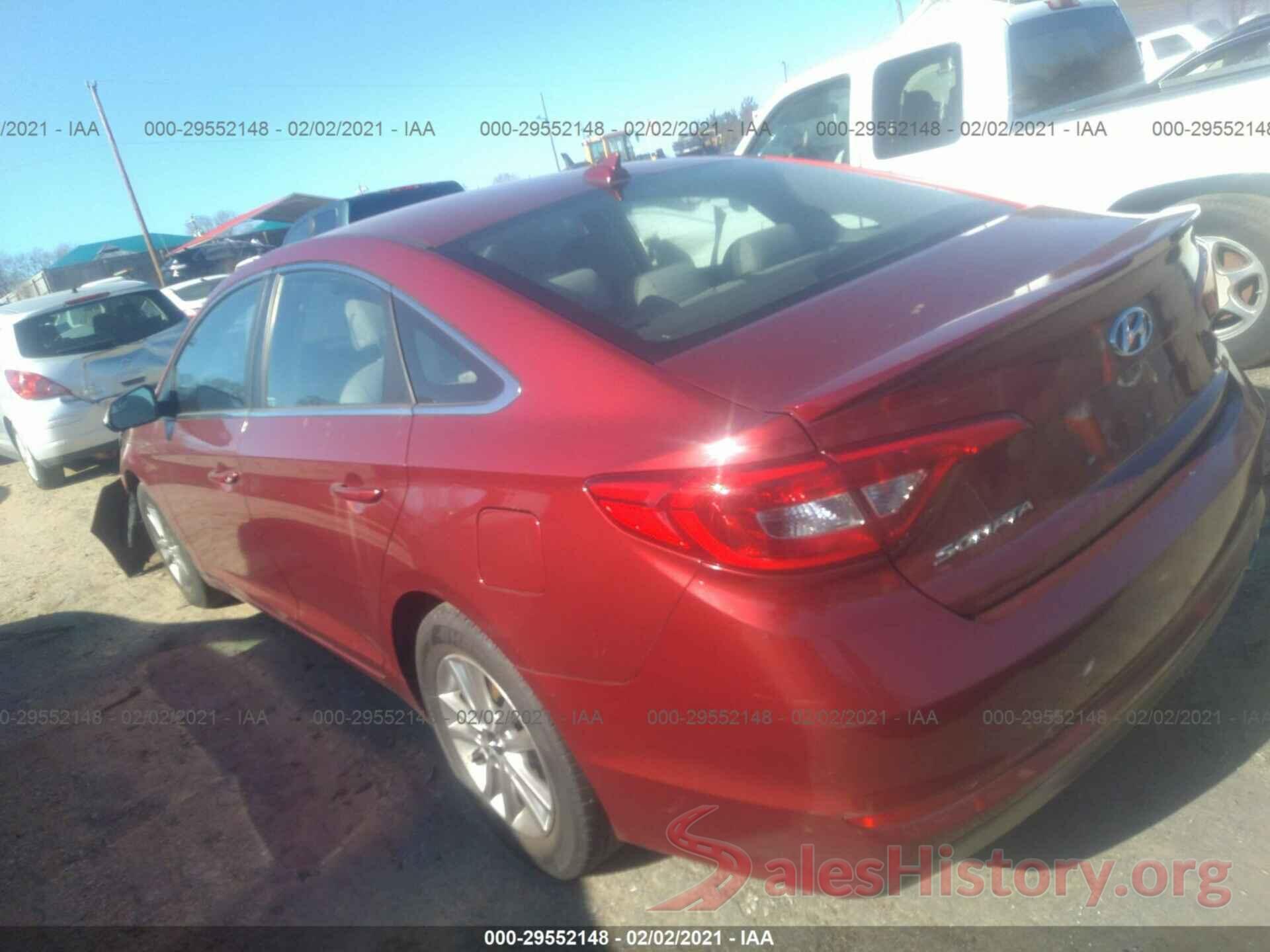 5NPE24AFXGH275091 2016 HYUNDAI SONATA