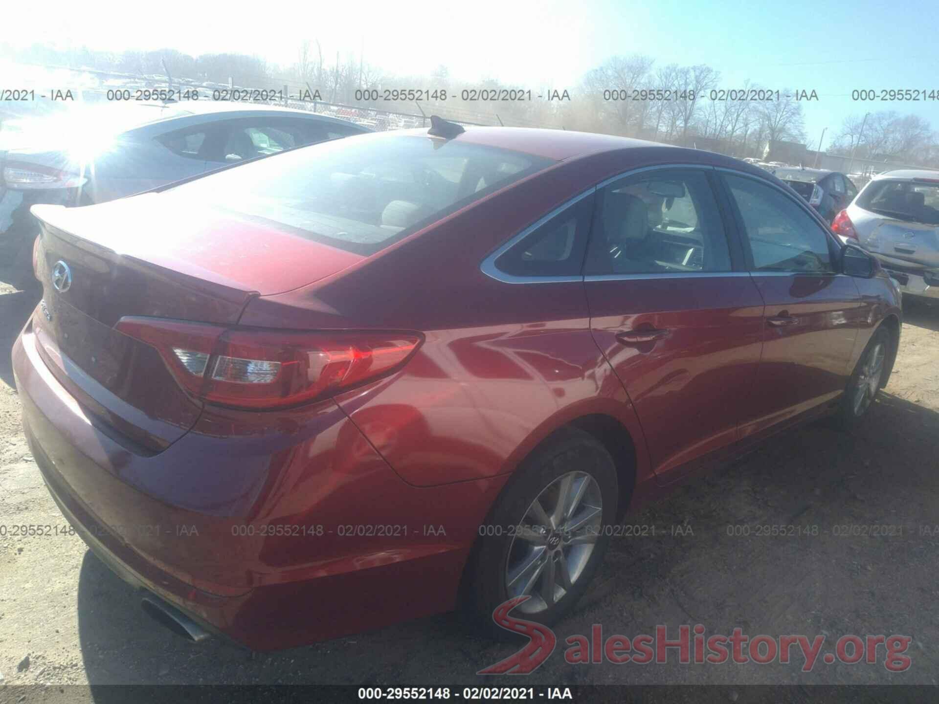 5NPE24AFXGH275091 2016 HYUNDAI SONATA