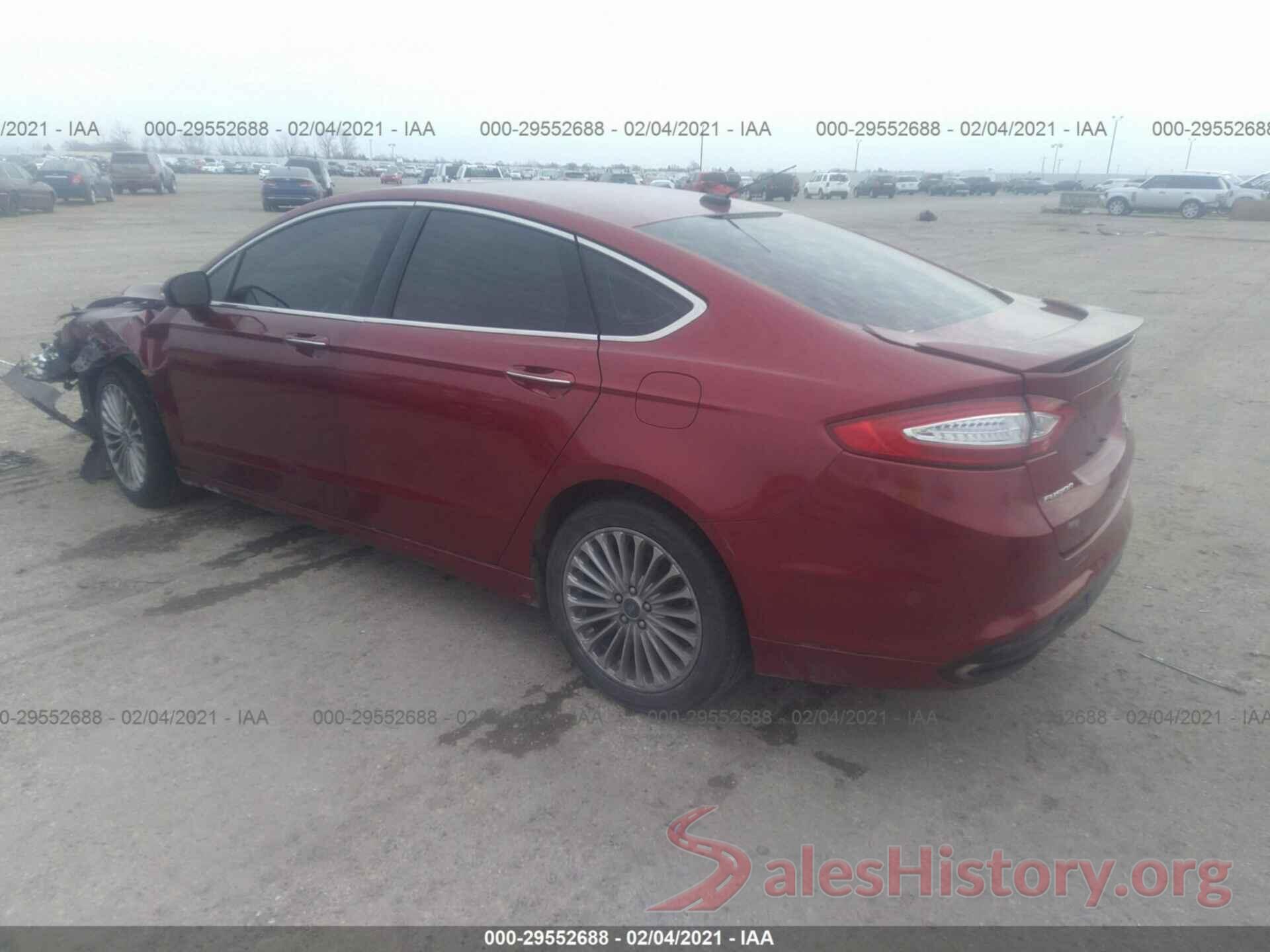 3FA6P0K9XGR344789 2016 FORD FUSION