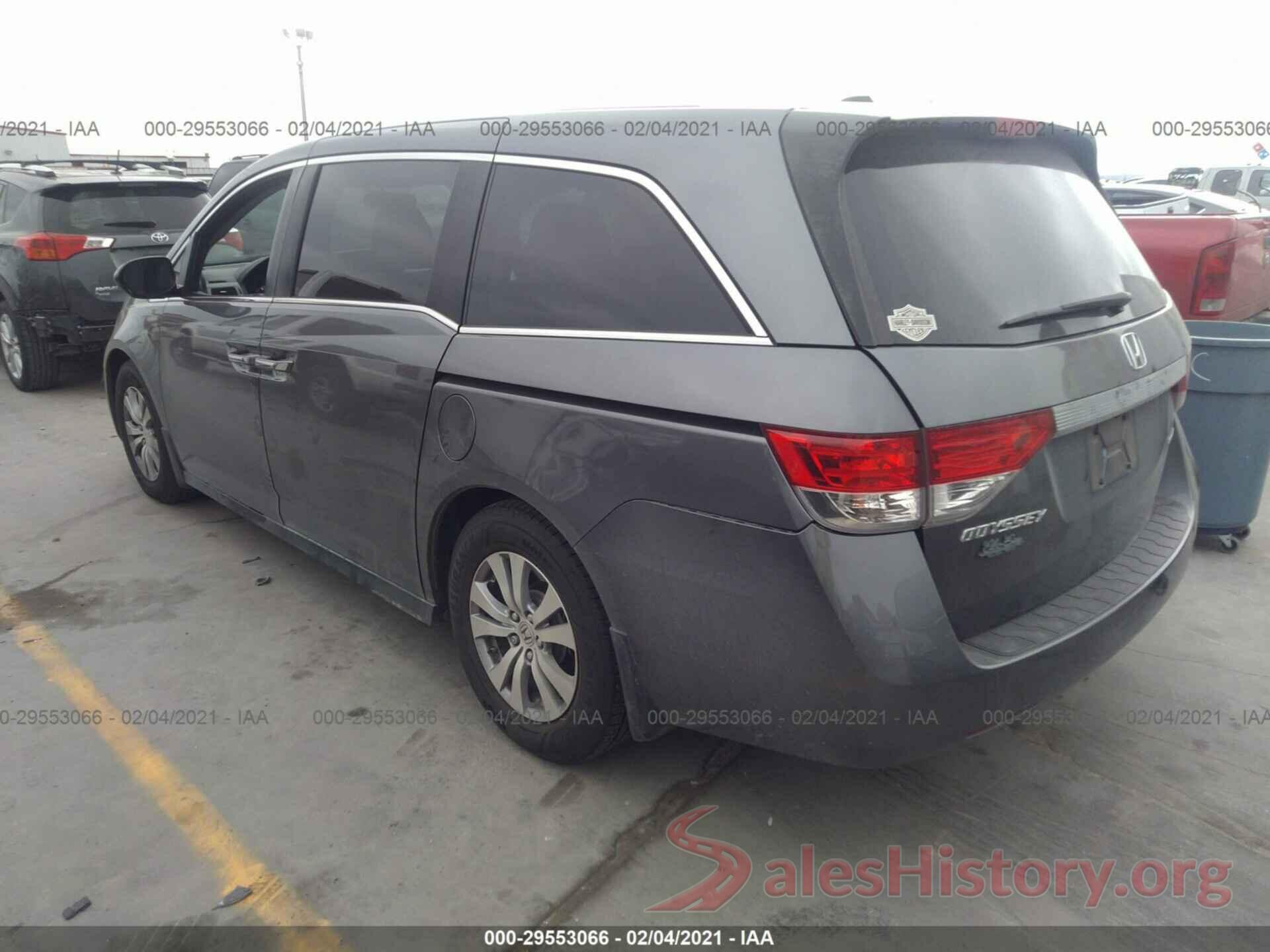 5FNRL5H38GB159791 2016 HONDA ODYSSEY