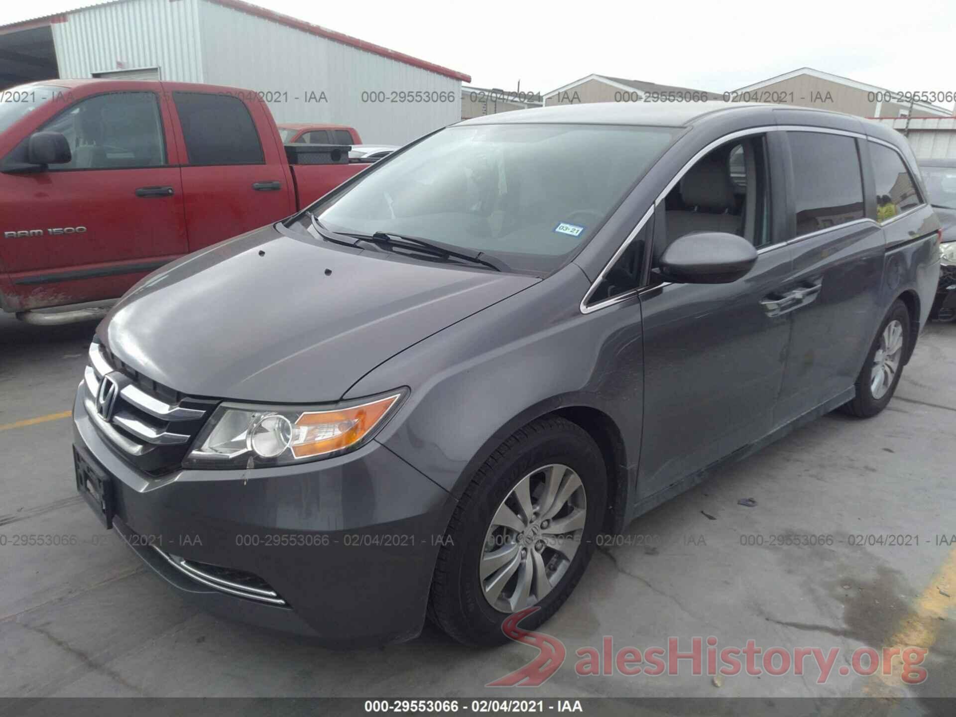 5FNRL5H38GB159791 2016 HONDA ODYSSEY