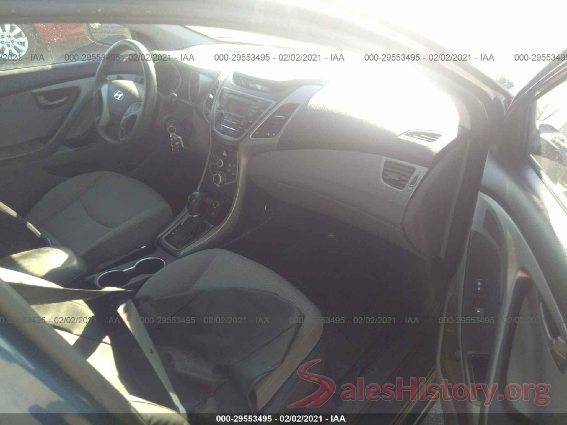 KMHDH4AE4GU603057 2016 HYUNDAI ELANTRA