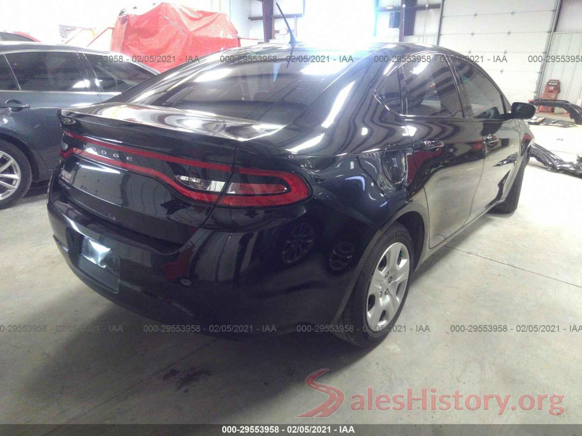 1C3CDFAA1GD506763 2016 DODGE DART