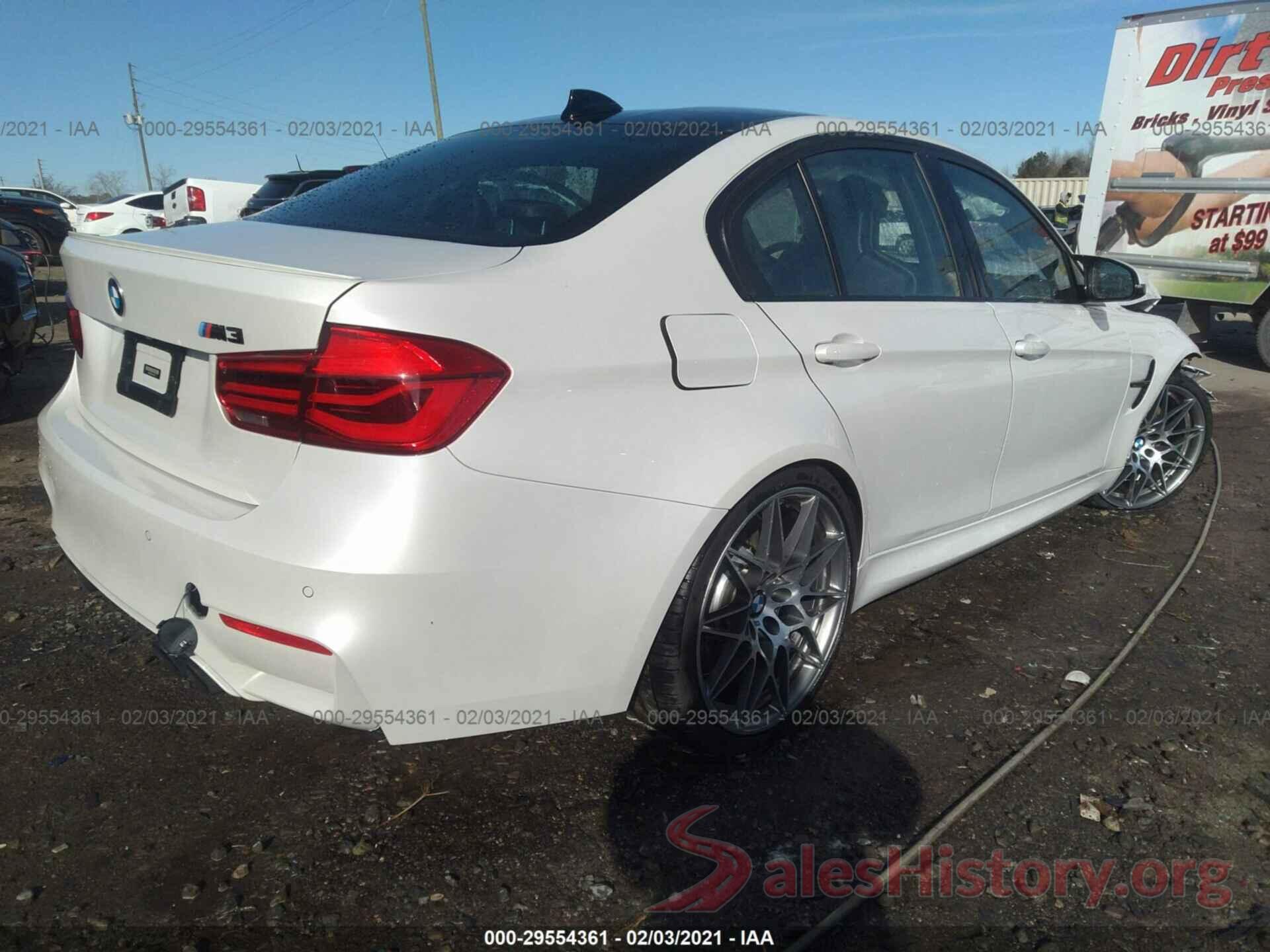 WBS8M9C50H5G83718 2017 BMW M3