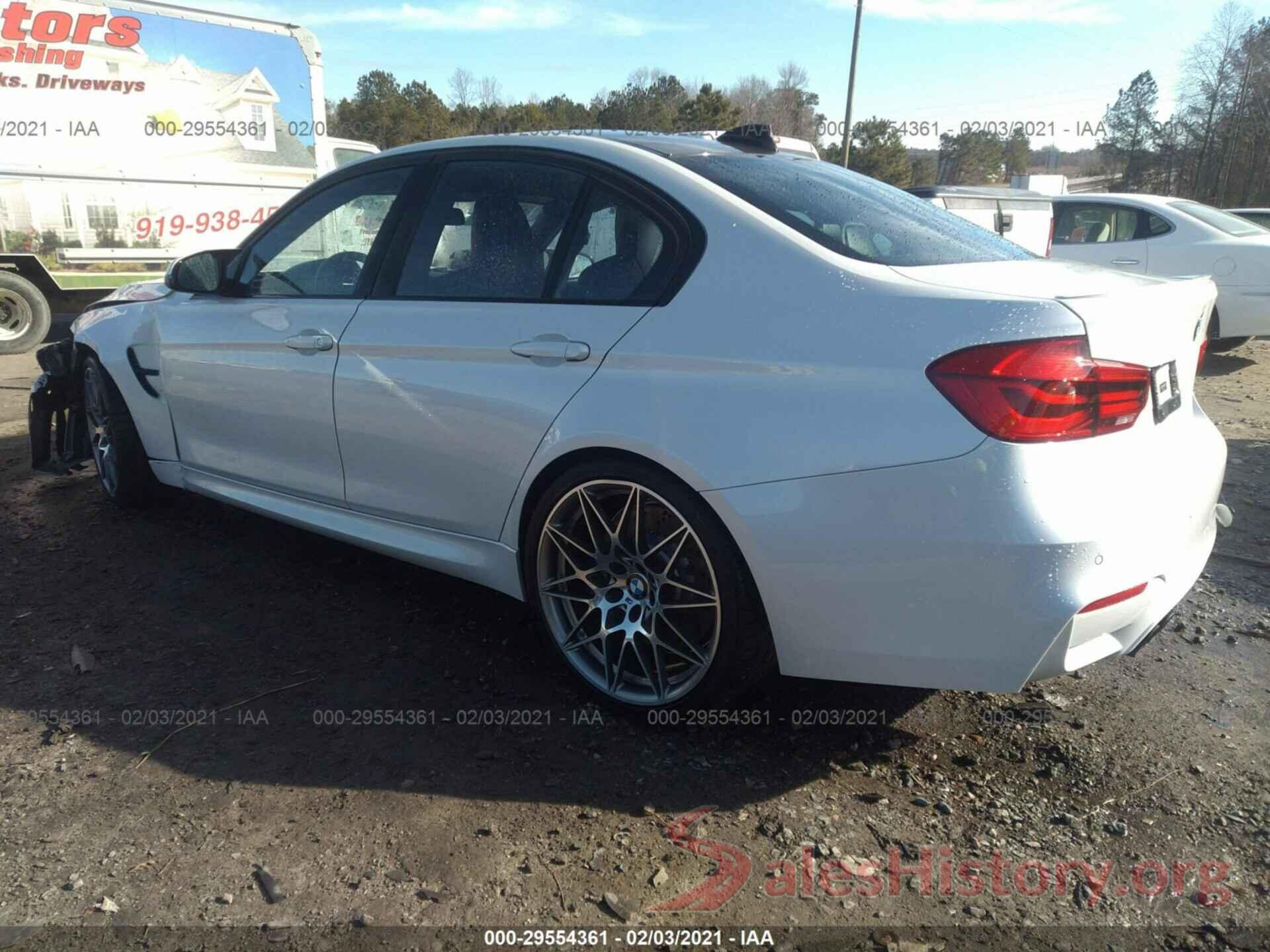 WBS8M9C50H5G83718 2017 BMW M3