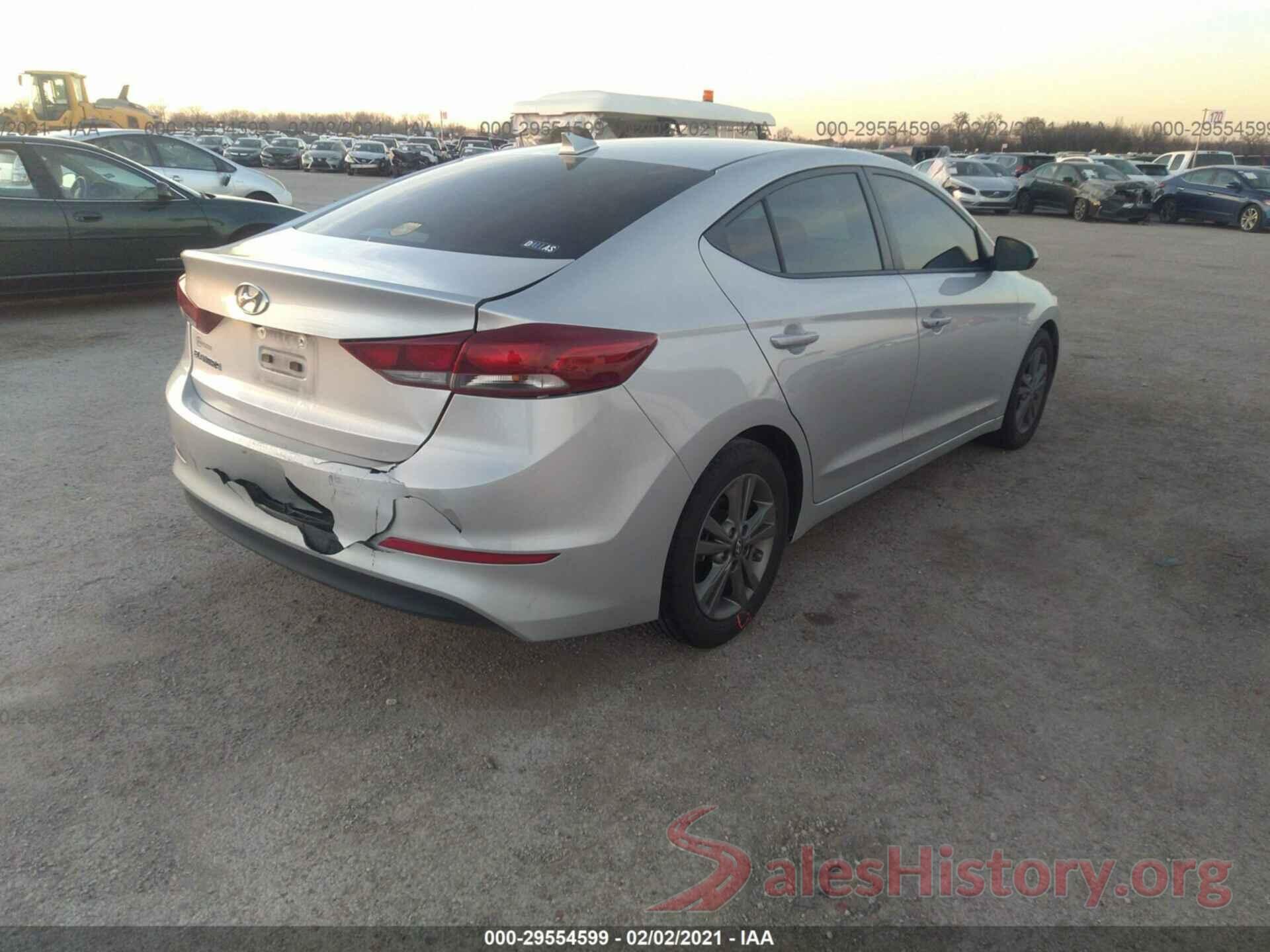 5NPD84LF7JH289285 2018 HYUNDAI ELANTRA