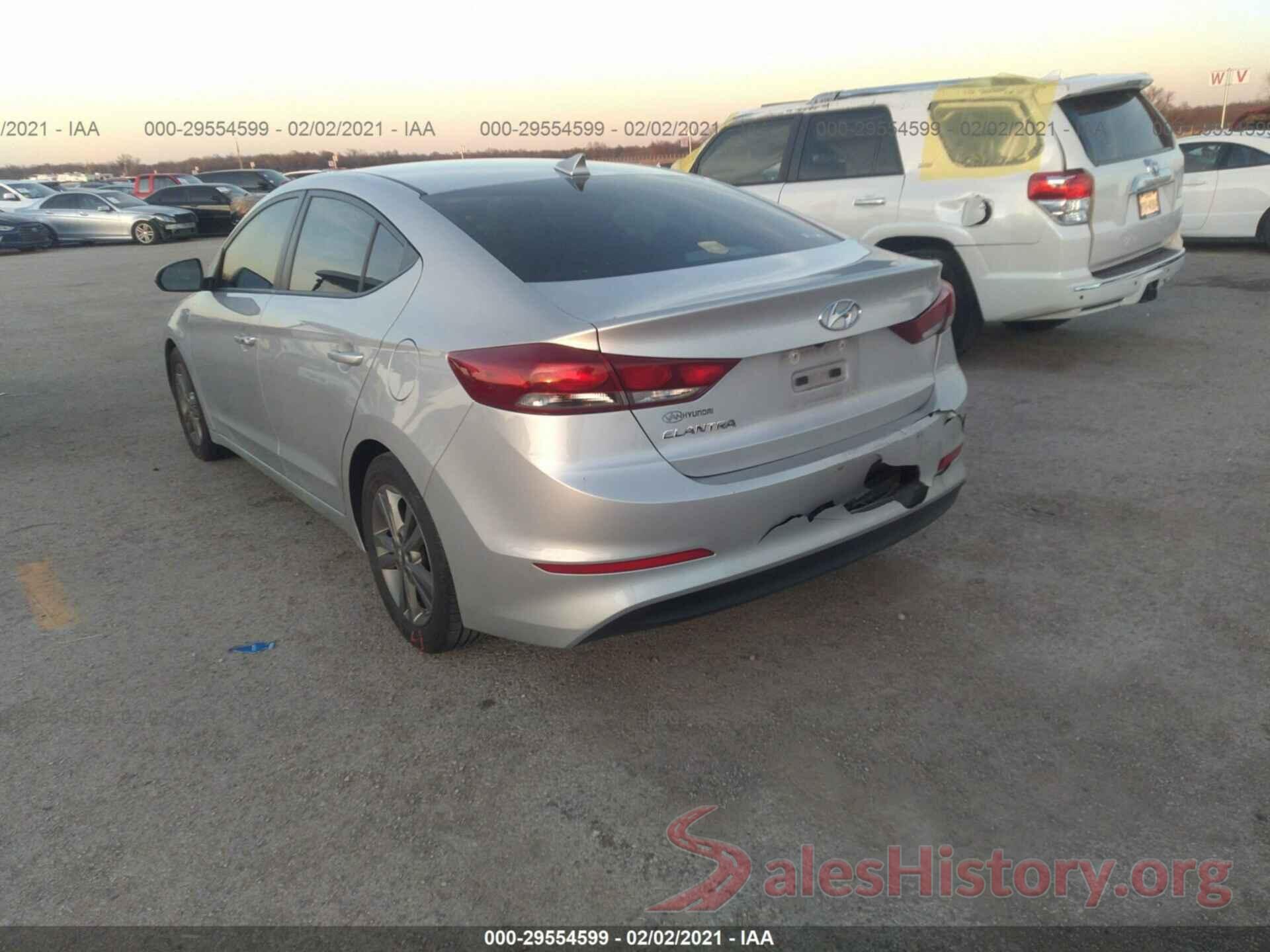 5NPD84LF7JH289285 2018 HYUNDAI ELANTRA