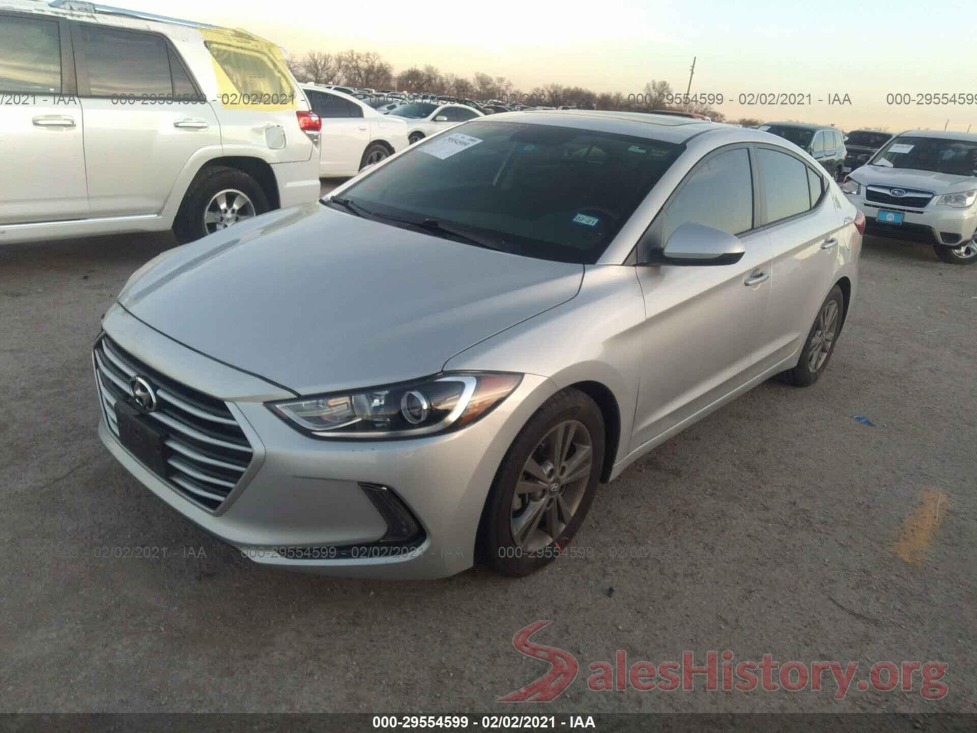 5NPD84LF7JH289285 2018 HYUNDAI ELANTRA