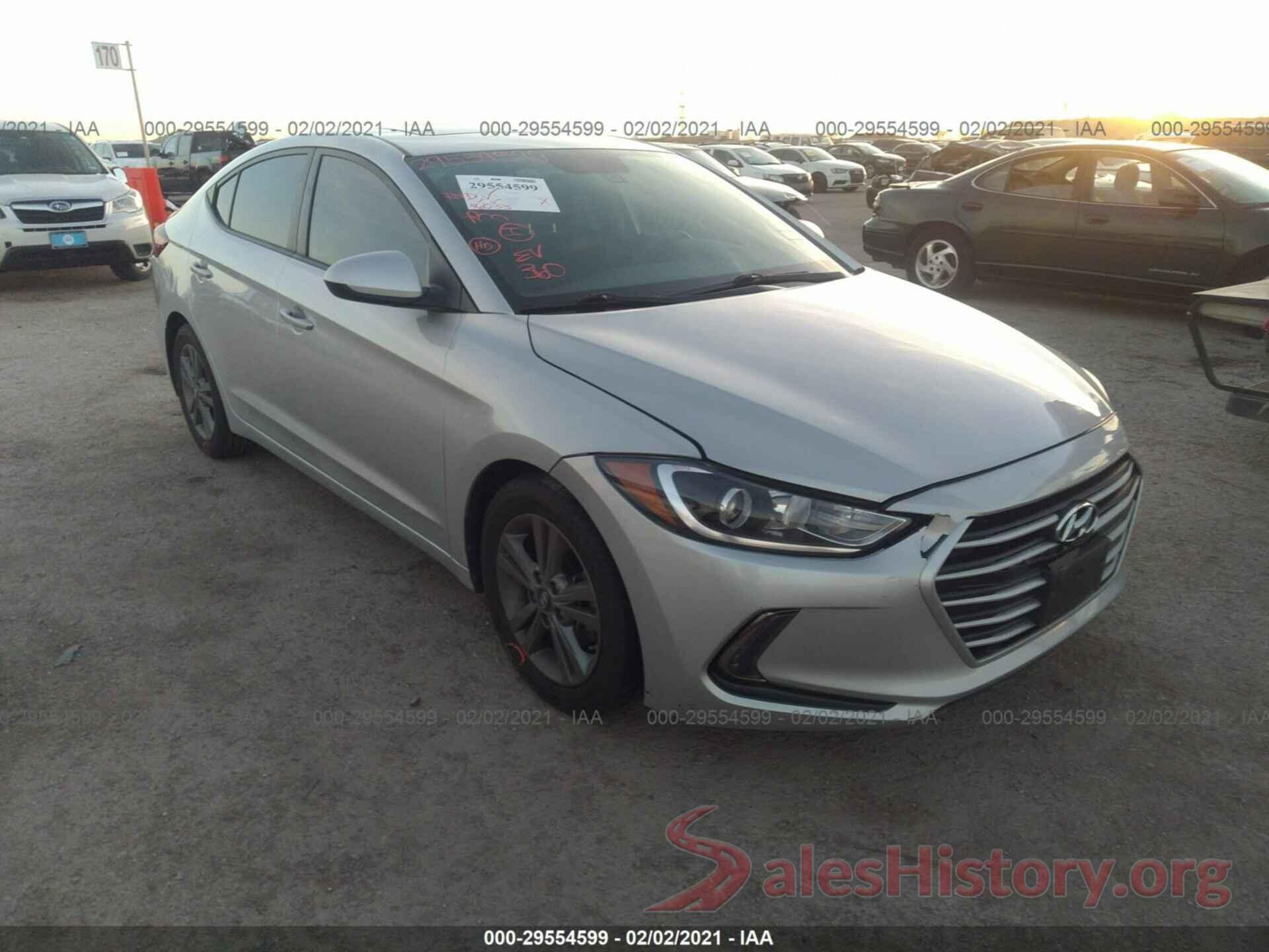 5NPD84LF7JH289285 2018 HYUNDAI ELANTRA