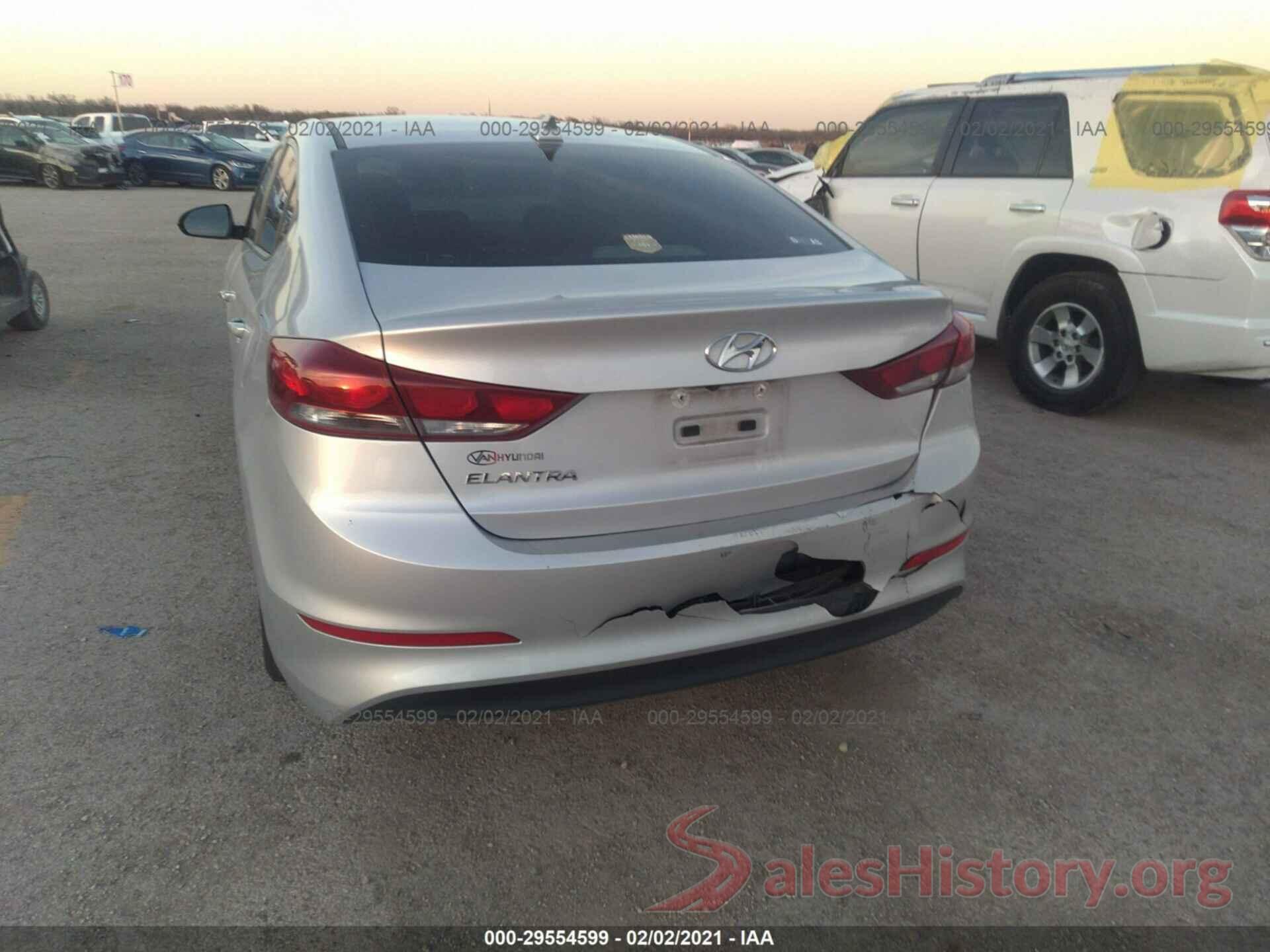 5NPD84LF7JH289285 2018 HYUNDAI ELANTRA