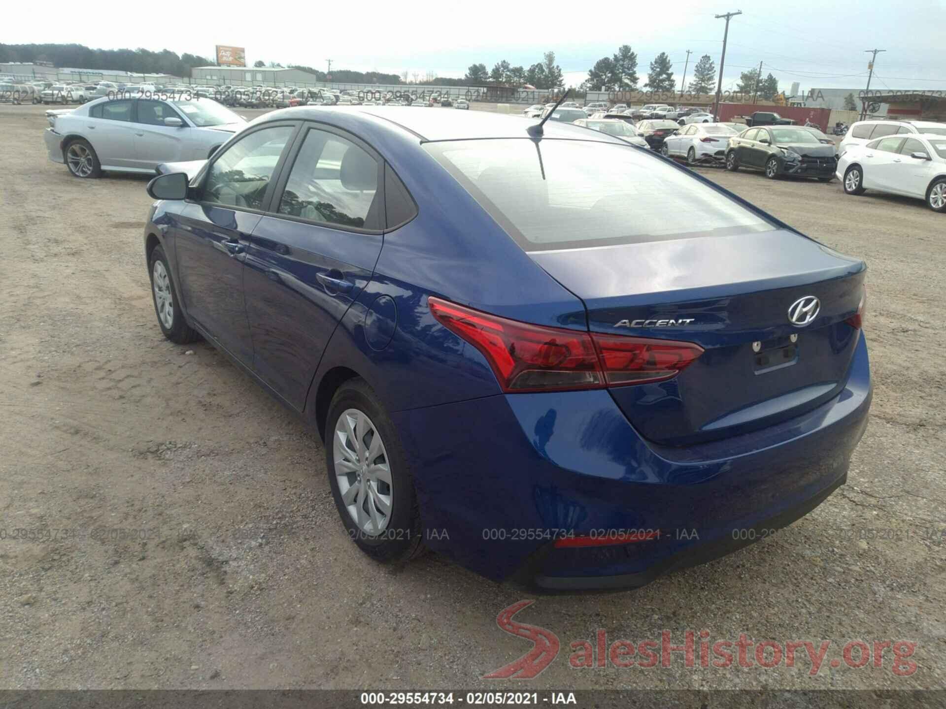 3KPC24A60ME128690 2021 HYUNDAI ACCENT