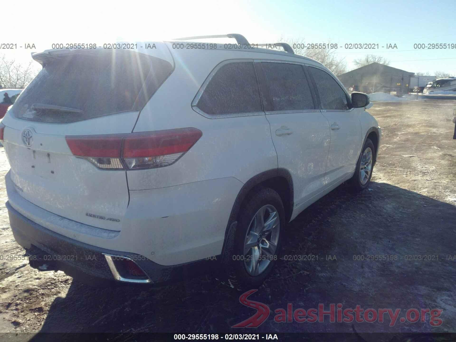 5TDDZRFH5JS811834 2018 TOYOTA HIGHLANDER