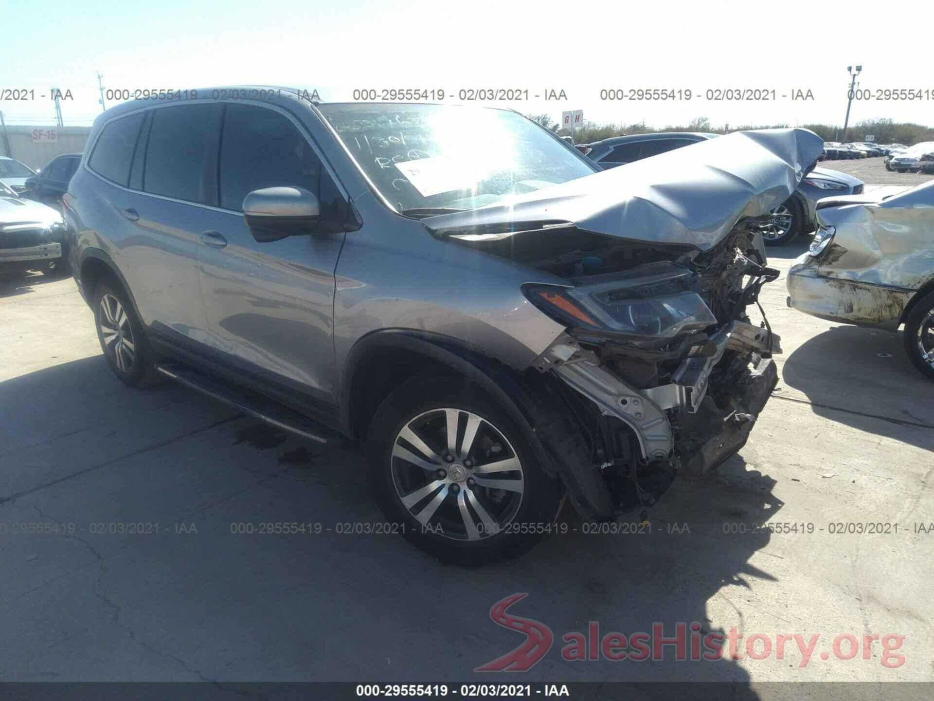 5FNYF5H35GB034203 2016 HONDA PILOT