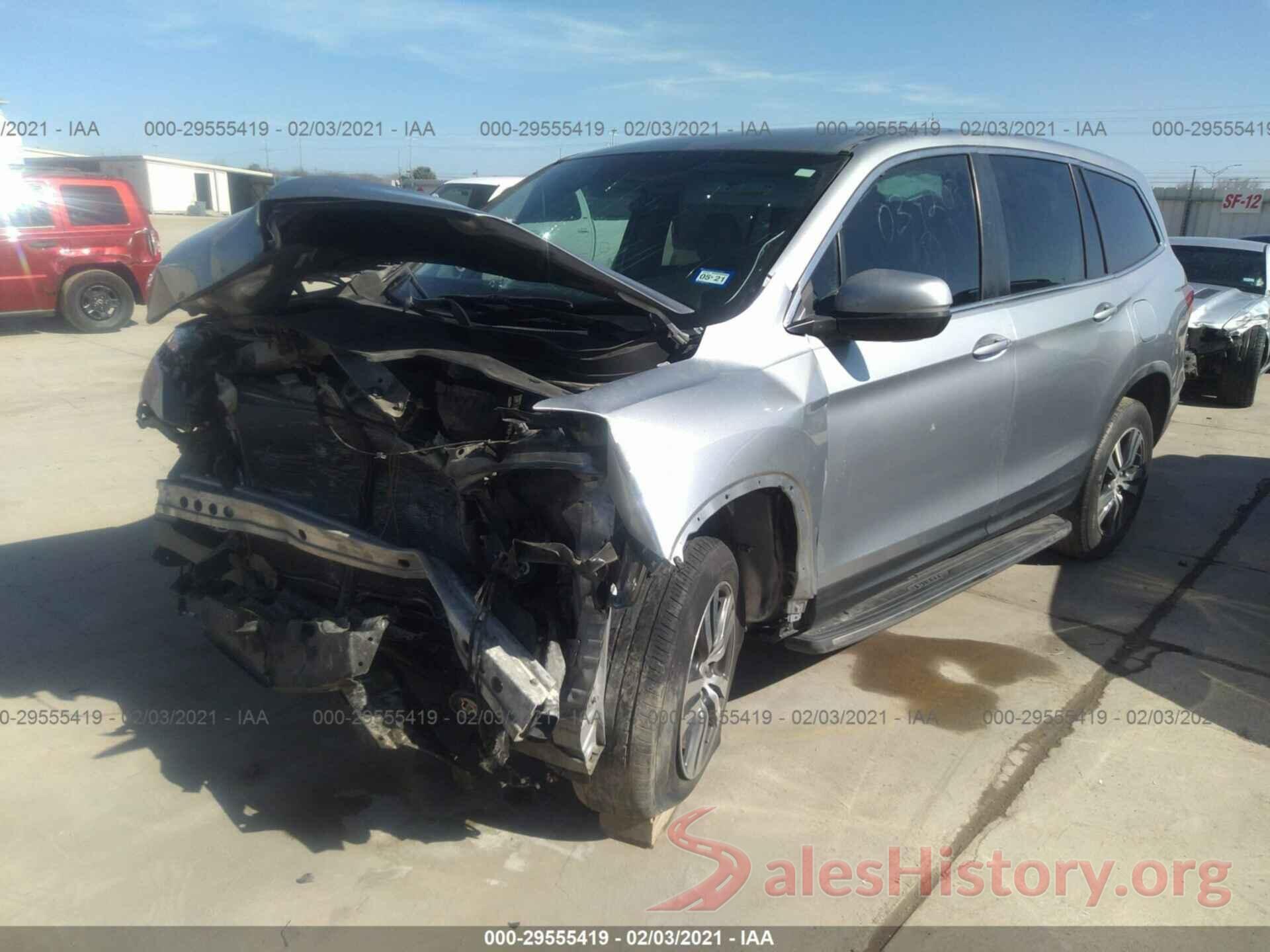 5FNYF5H35GB034203 2016 HONDA PILOT