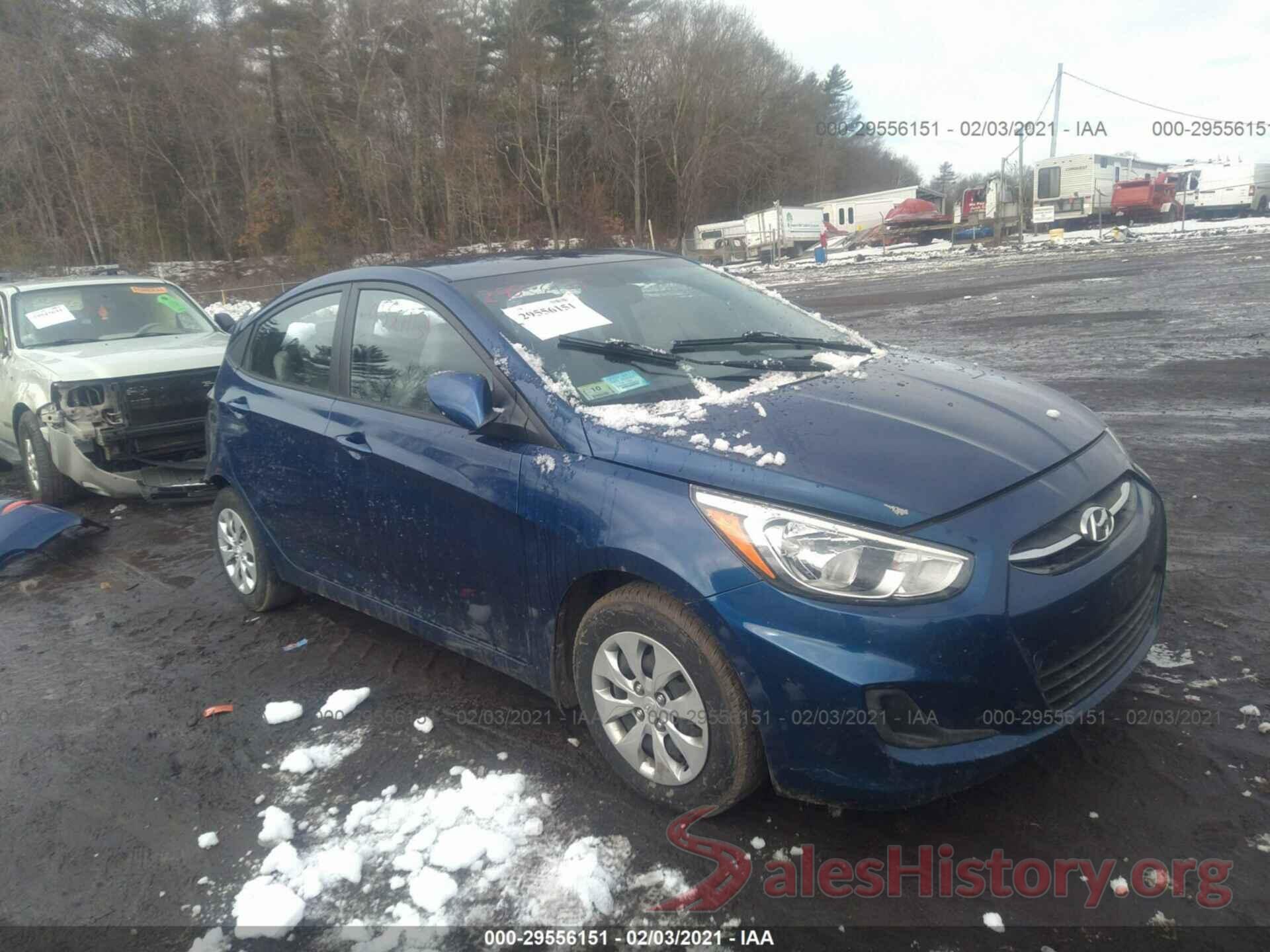 KMHCT4AE4GU162556 2016 HYUNDAI ACCENT