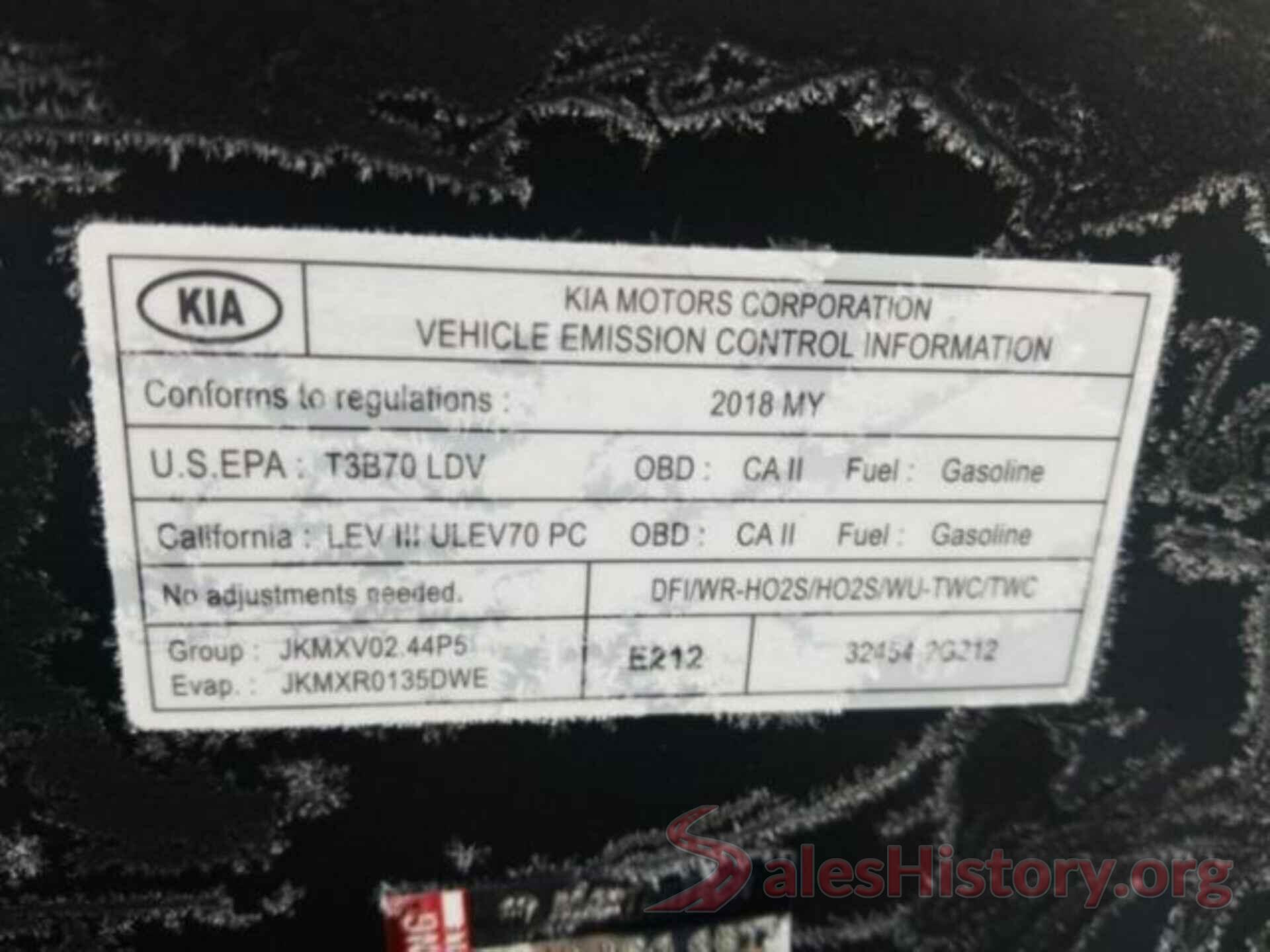 5XYPG4A3XJG416322 2018 KIA SORENTO