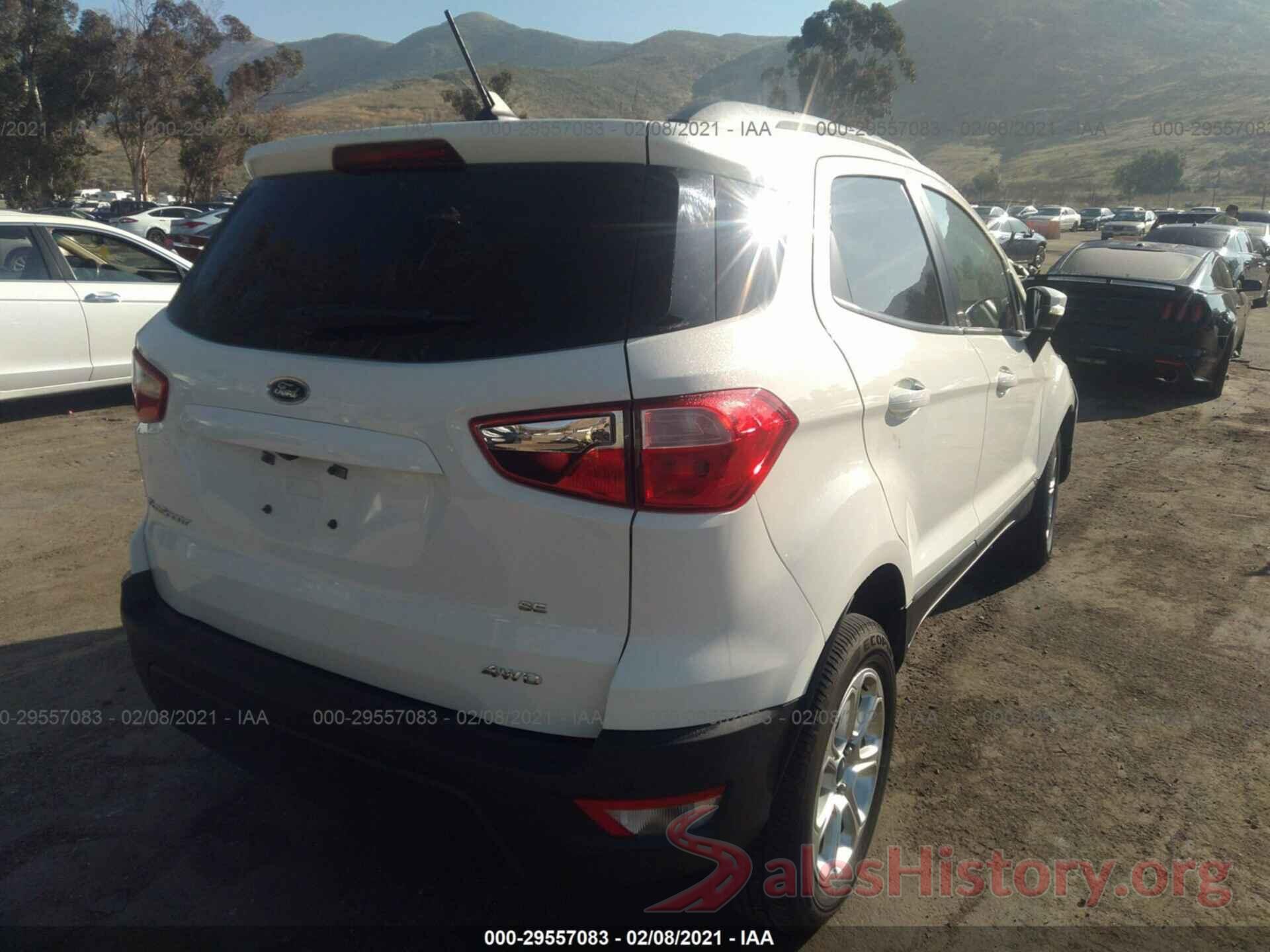 MAJ6S3GL0KC290589 2019 FORD ECOSPORT