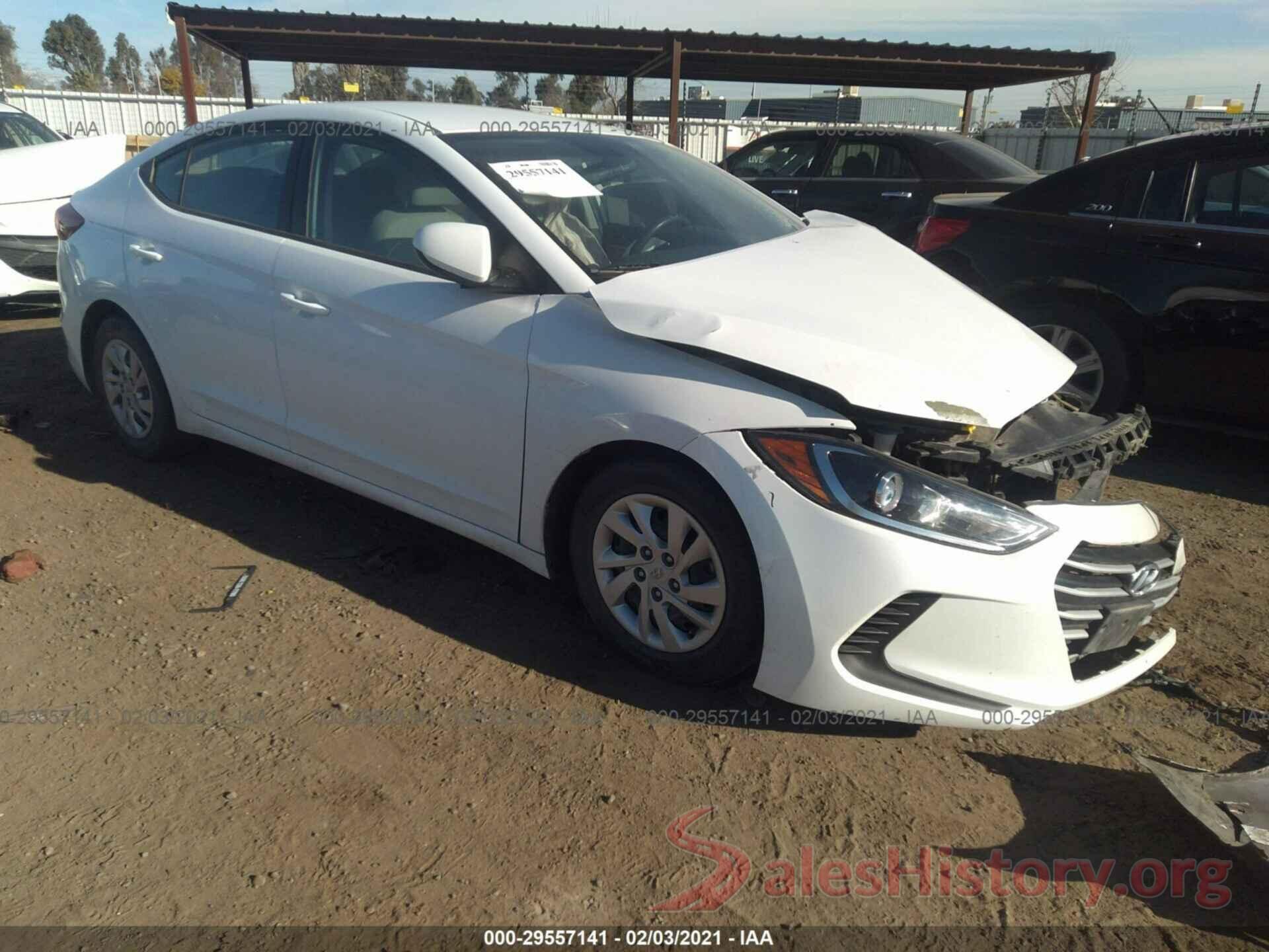 5NPD74LF7HH185425 2017 HYUNDAI ELANTRA