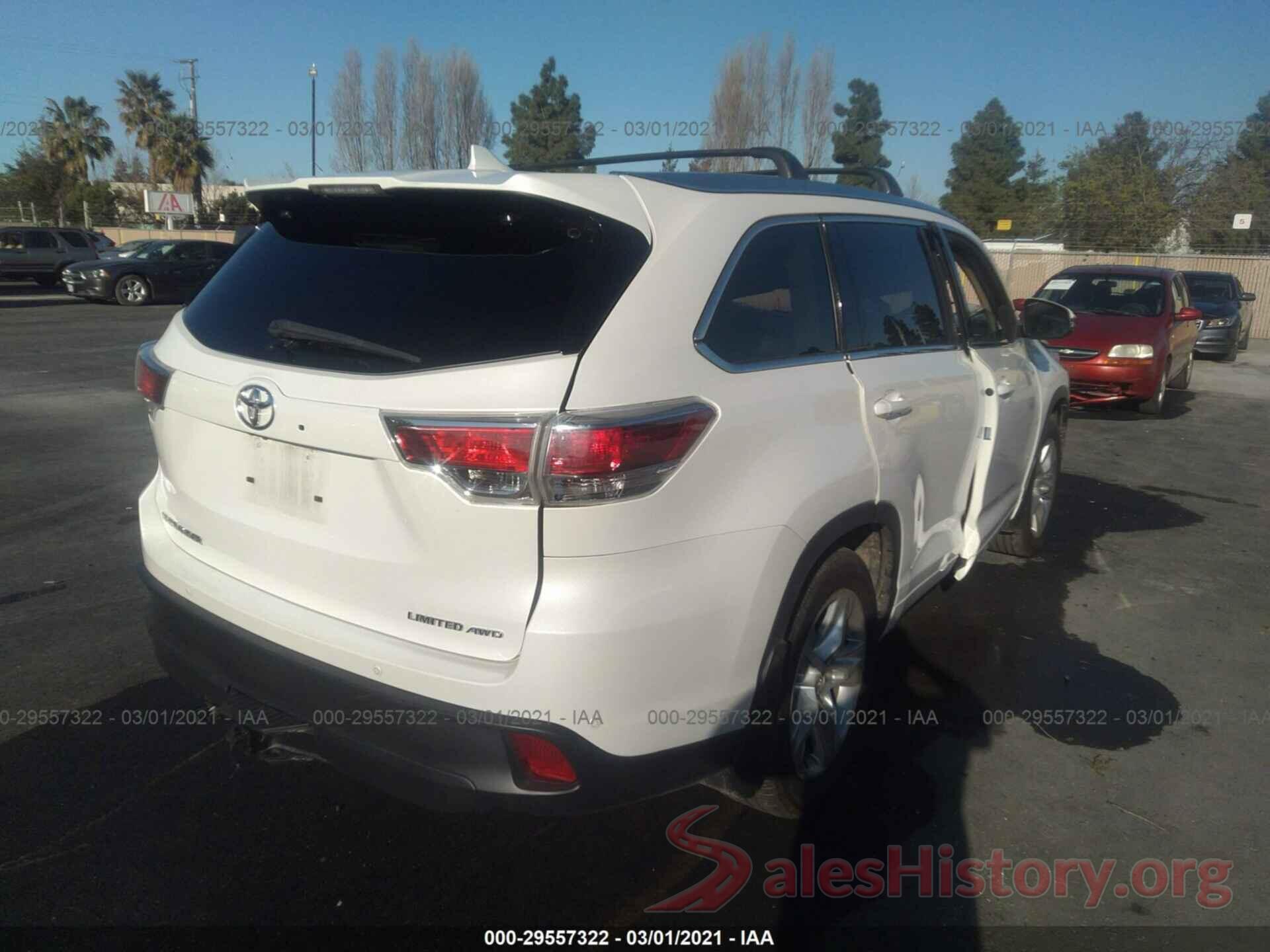 5TDDKRFH0GS270897 2016 TOYOTA HIGHLANDER