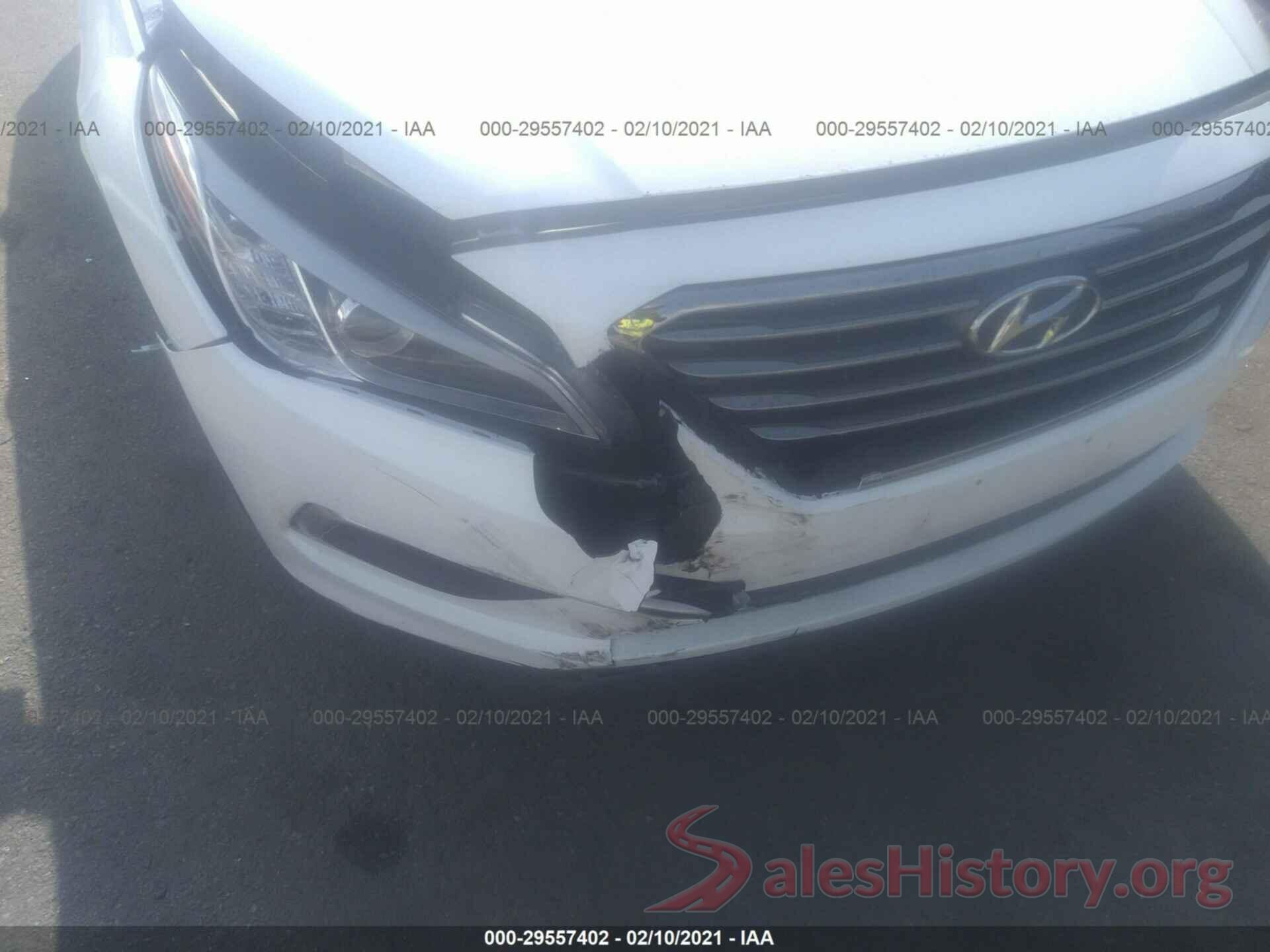 5NPE24AF7GH433225 2016 HYUNDAI SONATA