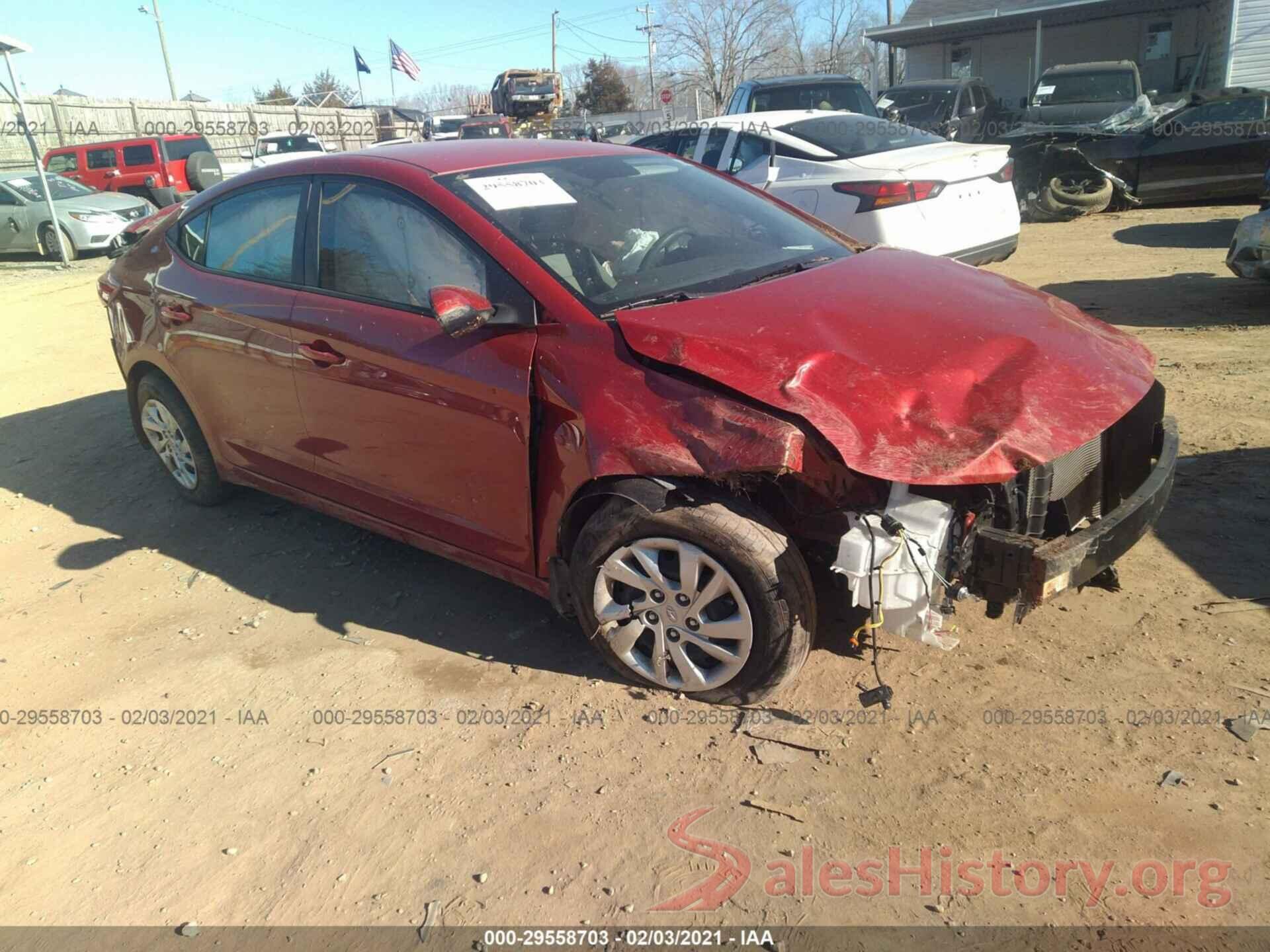 5NPD74LF4JH365676 2018 HYUNDAI ELANTRA