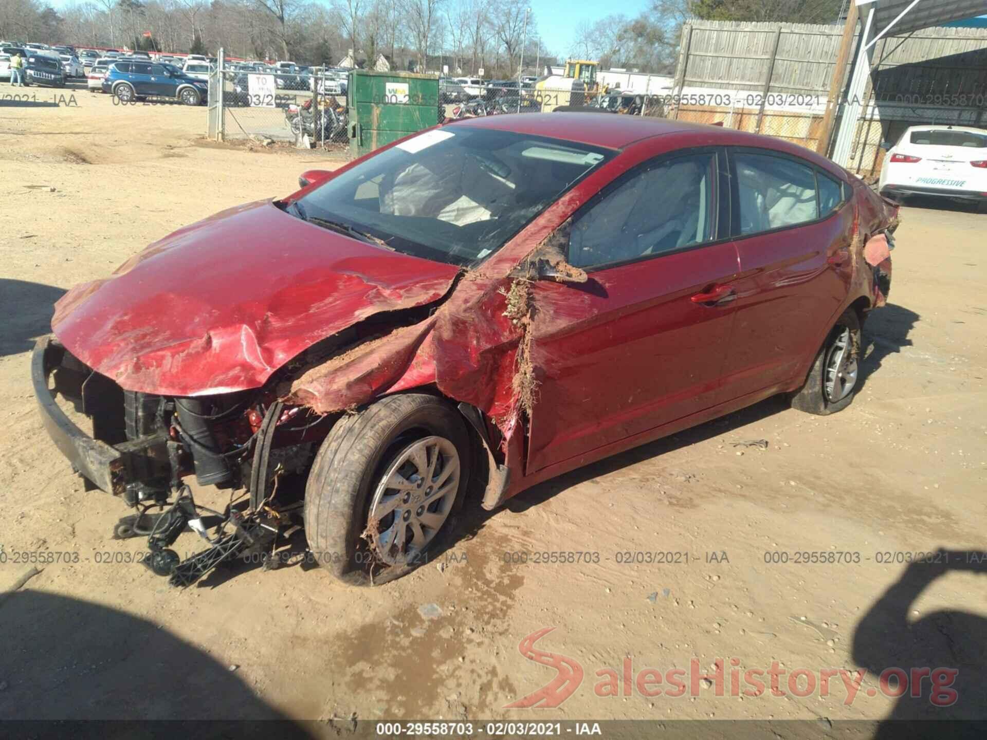 5NPD74LF4JH365676 2018 HYUNDAI ELANTRA