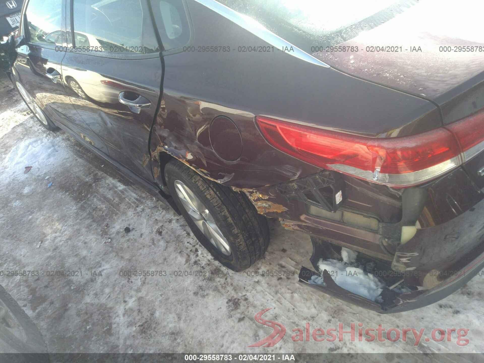 5XXGU4L3XGG009894 2016 KIA OPTIMA